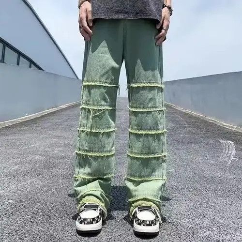 White orders Japanese Gucci flared/stacked Jeans