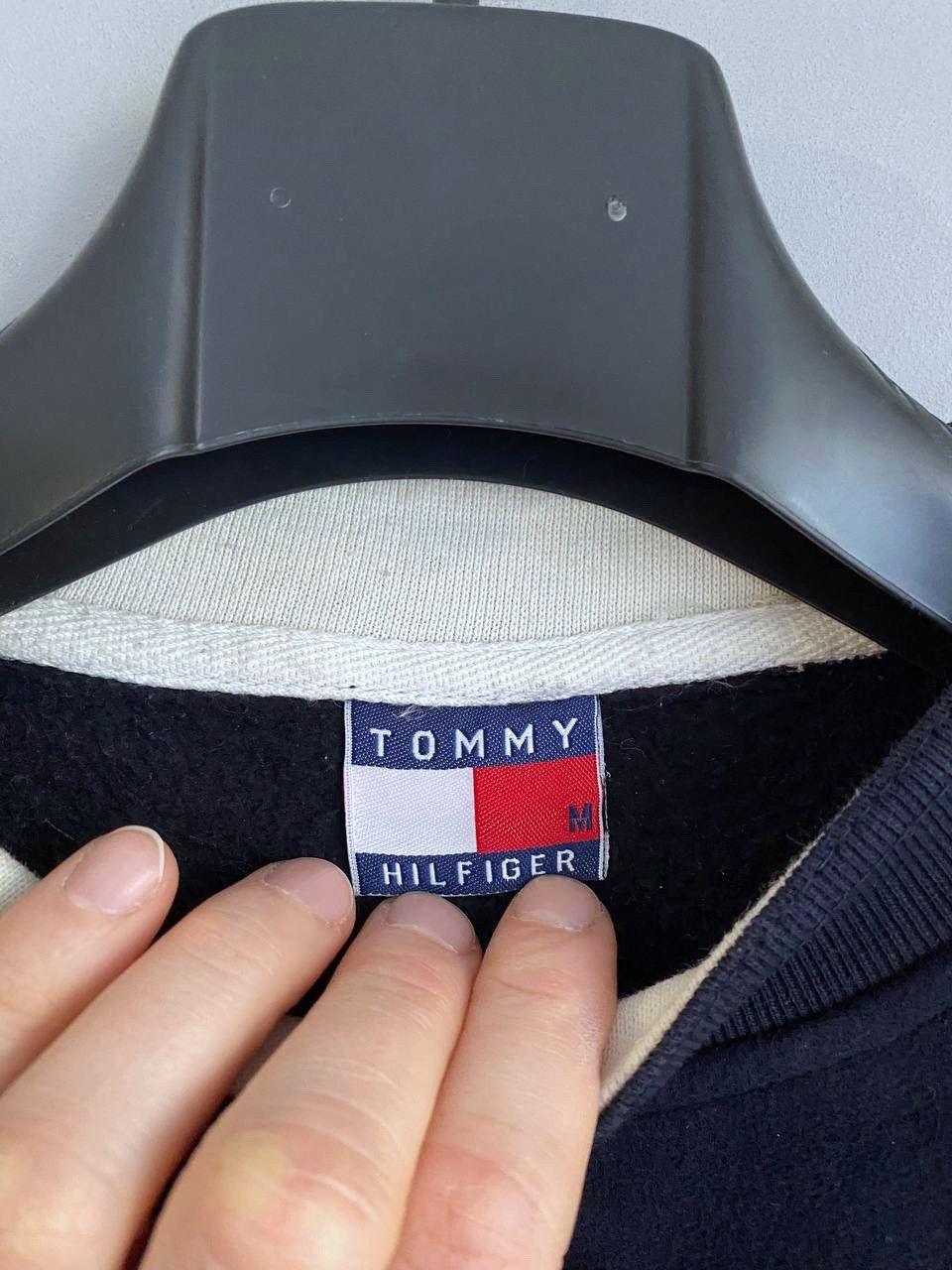 Tommy Hilfiger Tommy Hilfiger Vintage Men`s Sweatshirt Big Logo, Size M Size US M / EU 48-50 / 2 - 6 Thumbnail