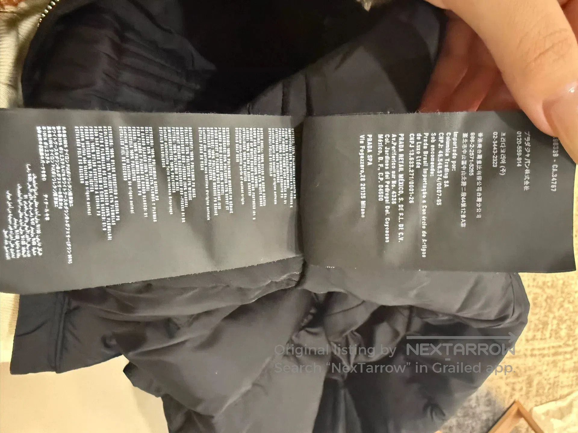 Prada Prada Size 40 Black Hooded Down Jacket. Size US XXS / EU 40 - 6 Thumbnail