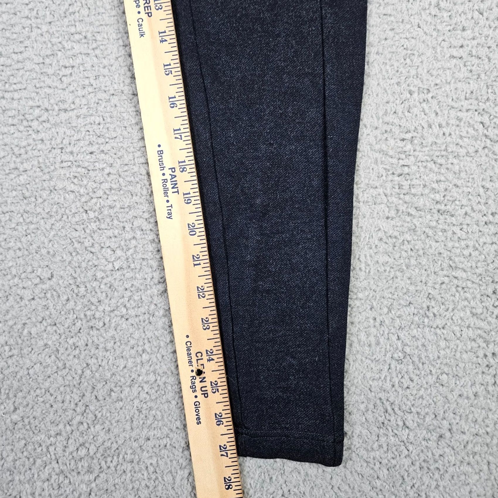 Vintage CABI Women's Pull-on Skinny Knit Dark Gray legging Size S Size 28" / US 6 / IT 42 - 5 Thumbnail