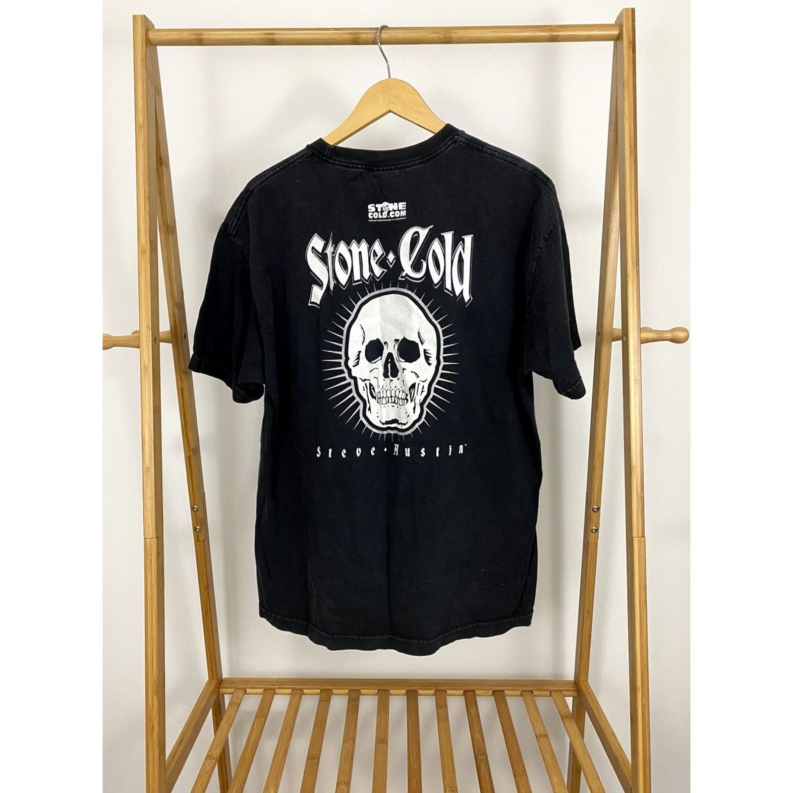 Vintage VTG Stone Cold Austin 3:16 Stunner Inc Skull WWE WWF T-Shirt XL Black Men Short Sleeve T-Shirt Mens XXXL? Size US XL / EU 56 / 4 - 2 Thumbnail