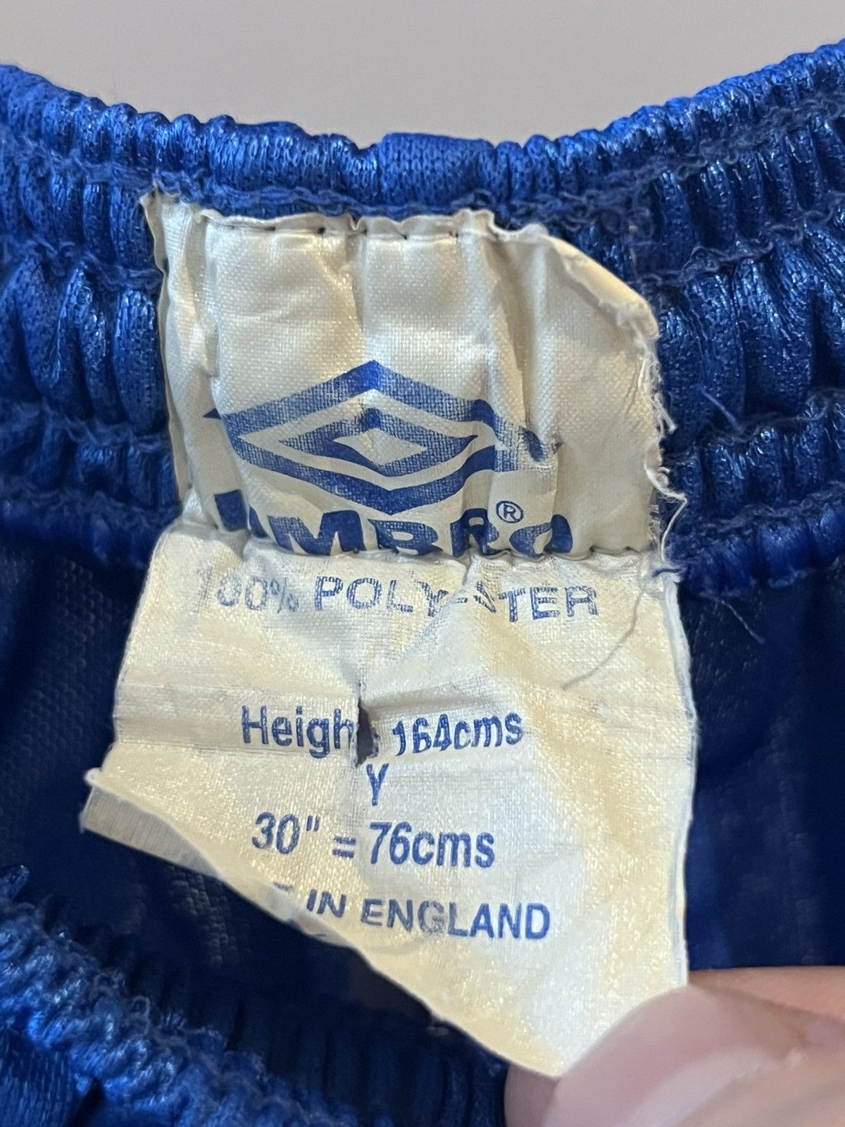 Chelsea Soccer 1997/98 Umbro Chelsea Home Soccer Shorts Blue Size XL Boys Size US 30 / EU 46 - 4 Thumbnail