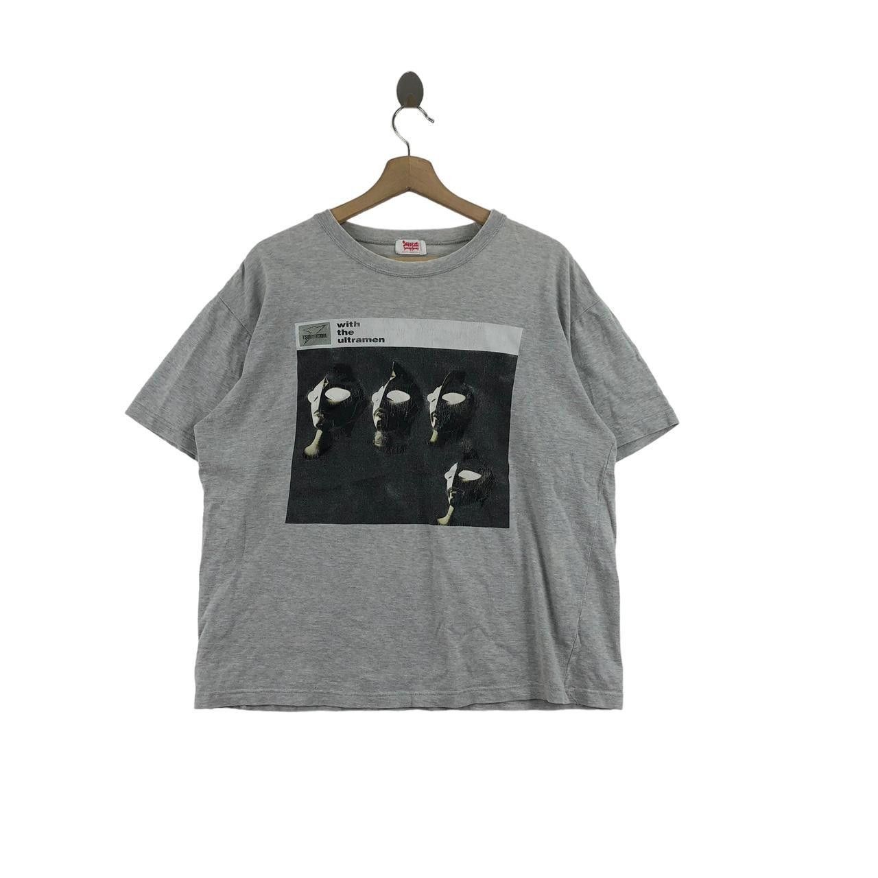 Anime Vintage 1998 TSUBURAYA ULTRAMAN Tiga Dyna Gaia Tee Shirt Size US L / EU 52-54 / 3 - 1 Thumbnail