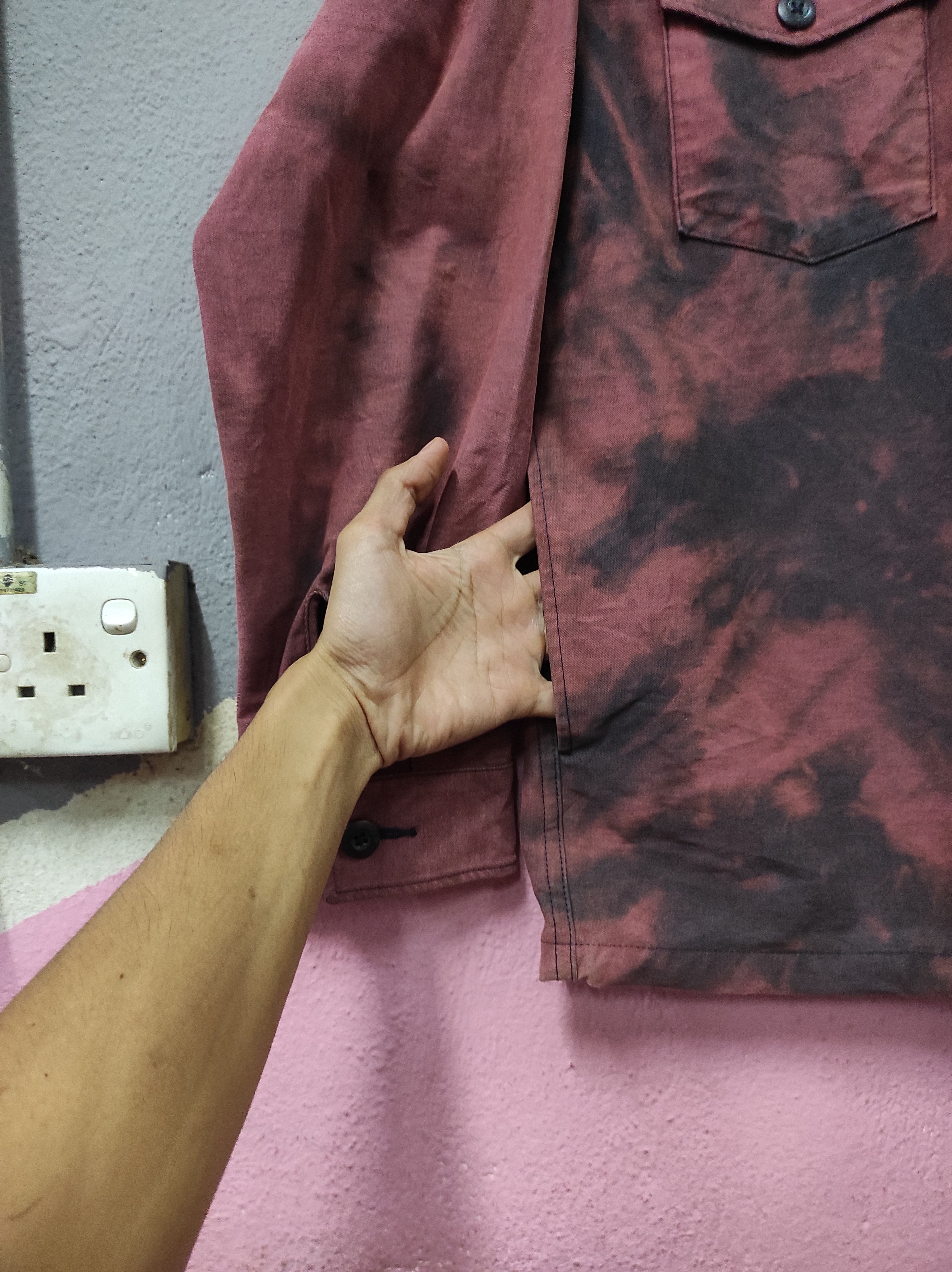 Uniqlo UNIQLO TIE DYE CHORE JACKET WORKWEAR Size US L / EU 52-54 / 3 - 5 Thumbnail