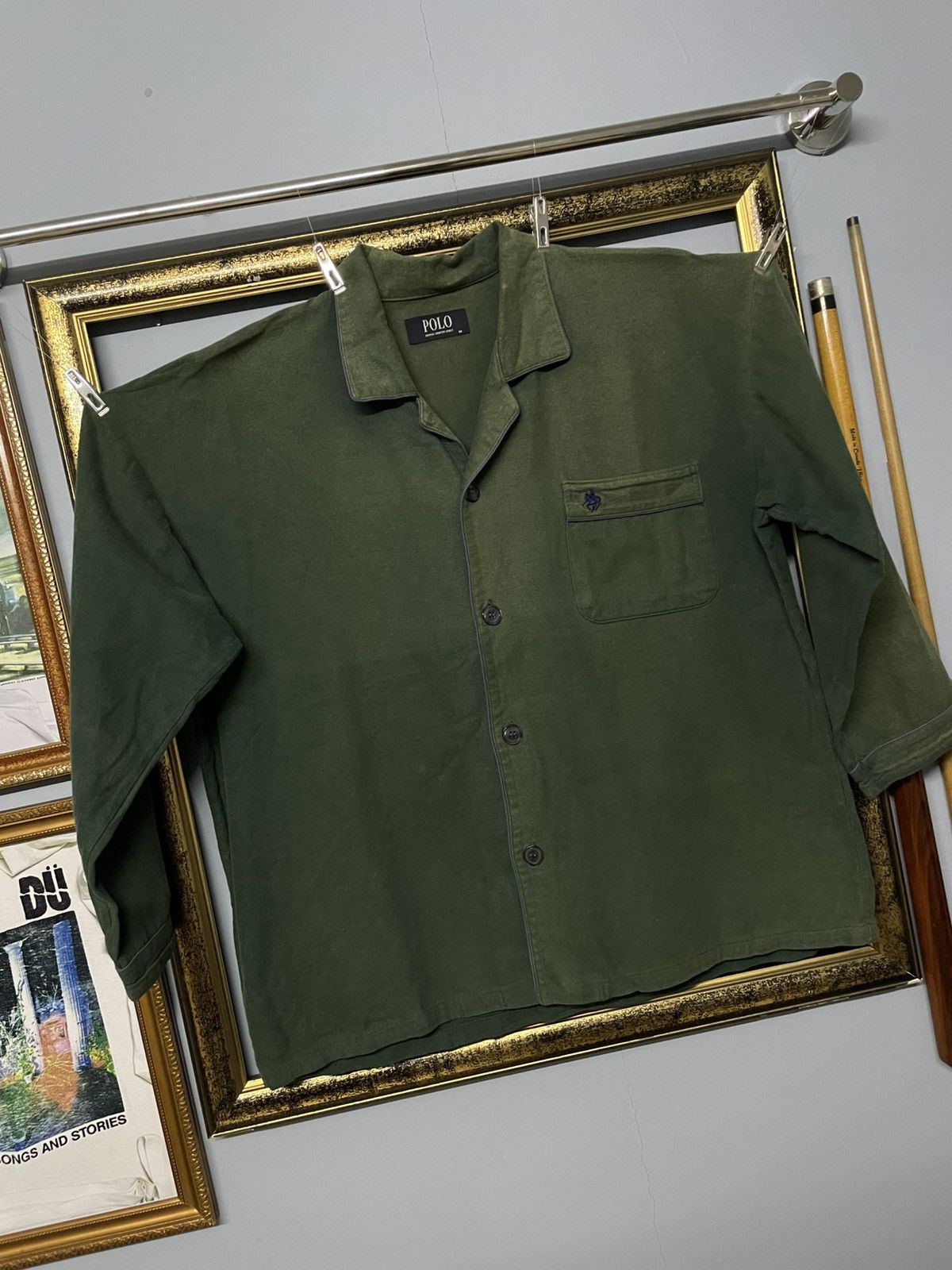 Polo Ralph Lauren Vintage 1990s Designer Polo Ralph Laurent Faded Boxy Tshirt Size US L / EU 52-54 / 3 - 2 Thumbnail