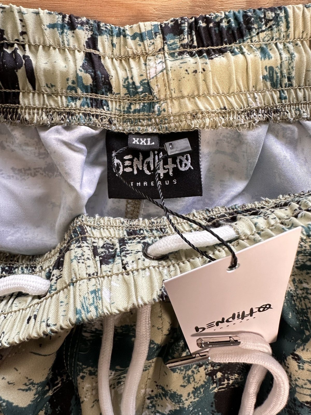 Other Abstract BENDITTO Camo Streetwear Shorts | XXL | New w/ Tags Size US 38 / EU 54 - 4 Thumbnail