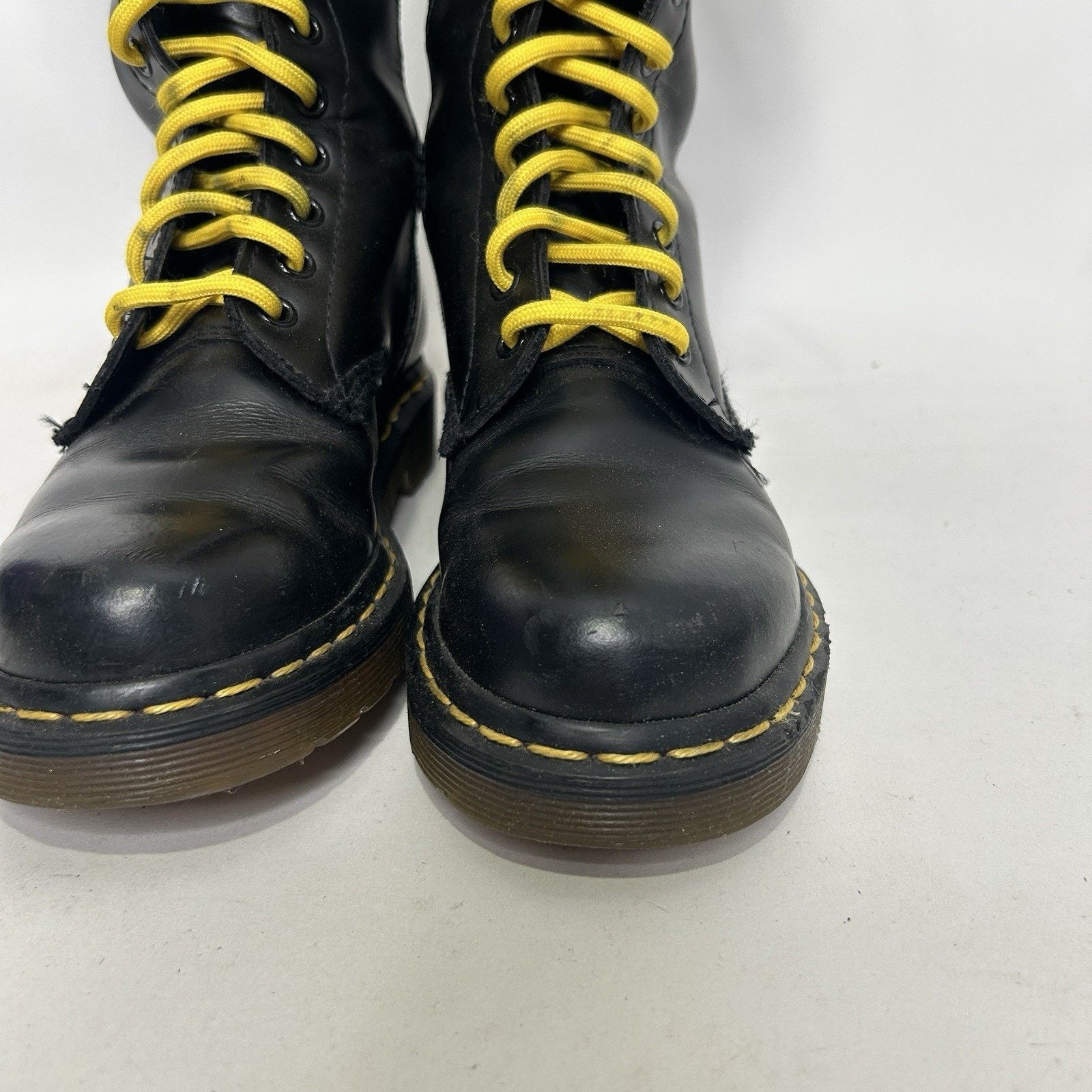 Dr. Martens Vintage Dr. Martens Jemma Leather Lace Up 20 Eye Boots Size US 6 / IT 36 - 10 Thumbnail