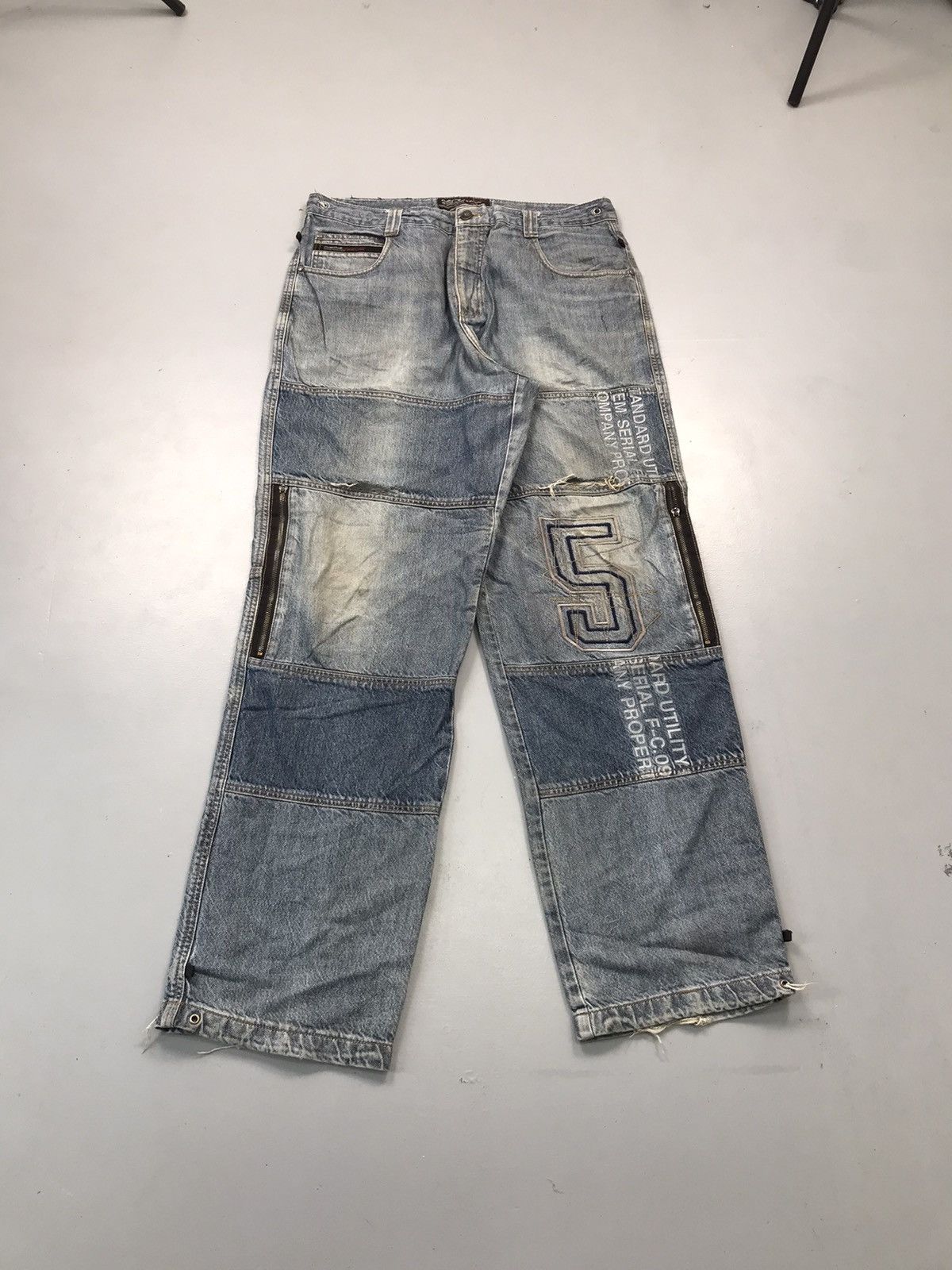 Fubu Vintage Fubu SpellOut denim Size US 36 / EU 52 - 1 Thumbnail