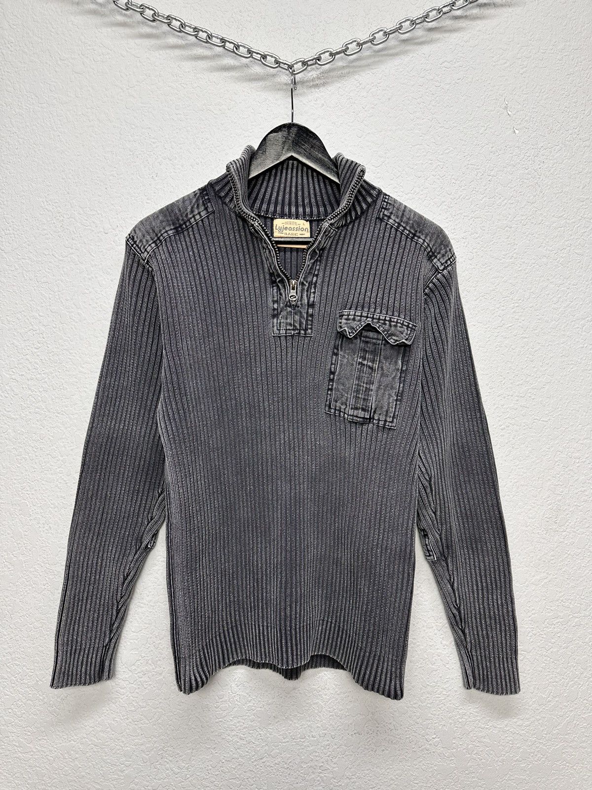 Diesel Distressed Y2K Diesel Style Japan Gothic Faded Sweater Goa Size US L / EU 52-54 / 3 - 1 Thumbnail