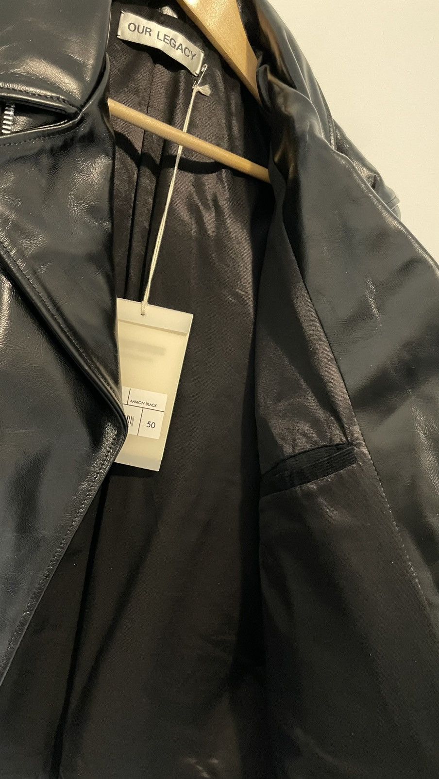 Our Legacy Our Legacy Hellraiser Leather Jacket Black Size US M / EU 48-50 / 2 - 9 Thumbnail