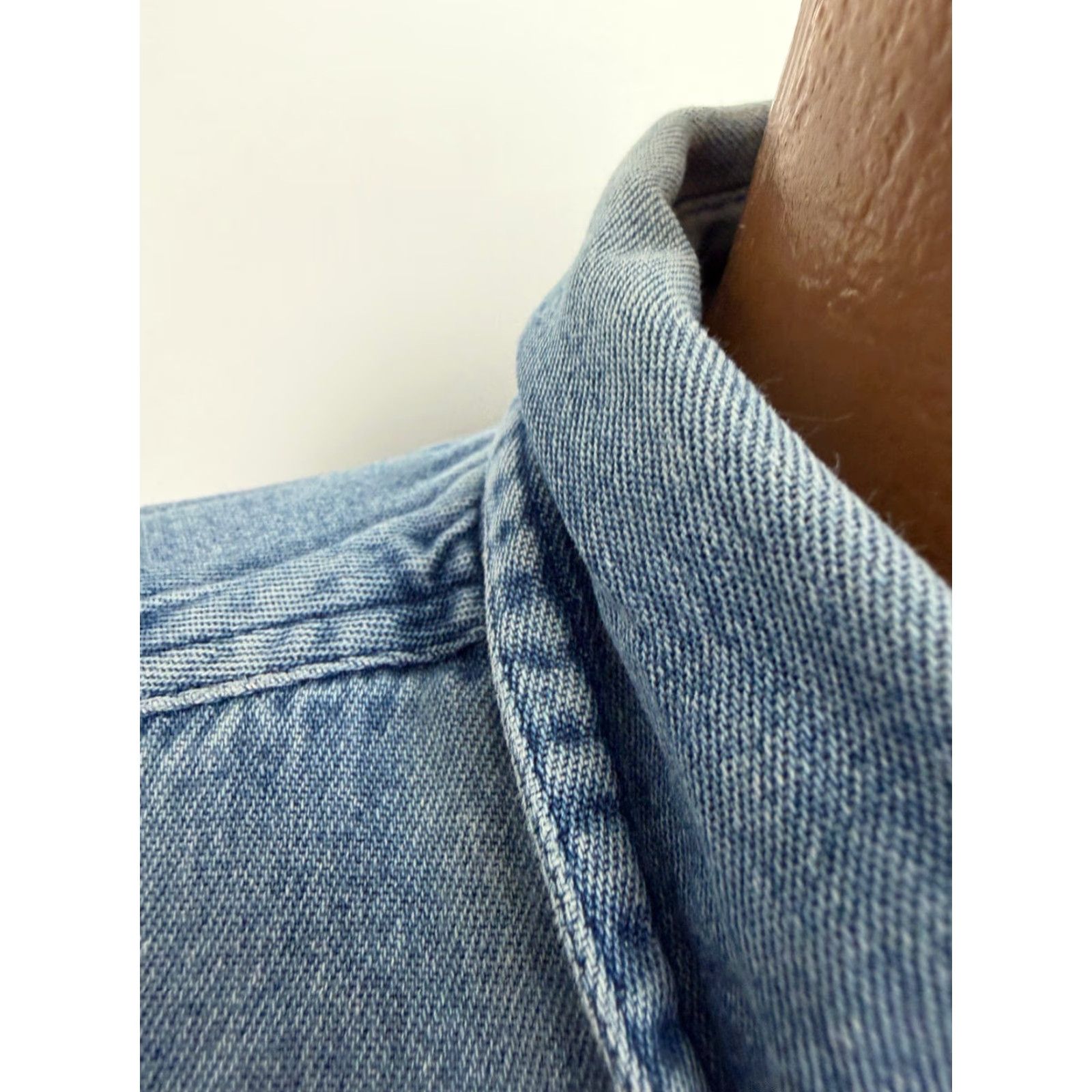 Denime VINTAGE Corvette Denim Shirt Men XXL Embroidered Logo Button-Up Blue Size US XXL / EU 58 / 5 - 4 Thumbnail