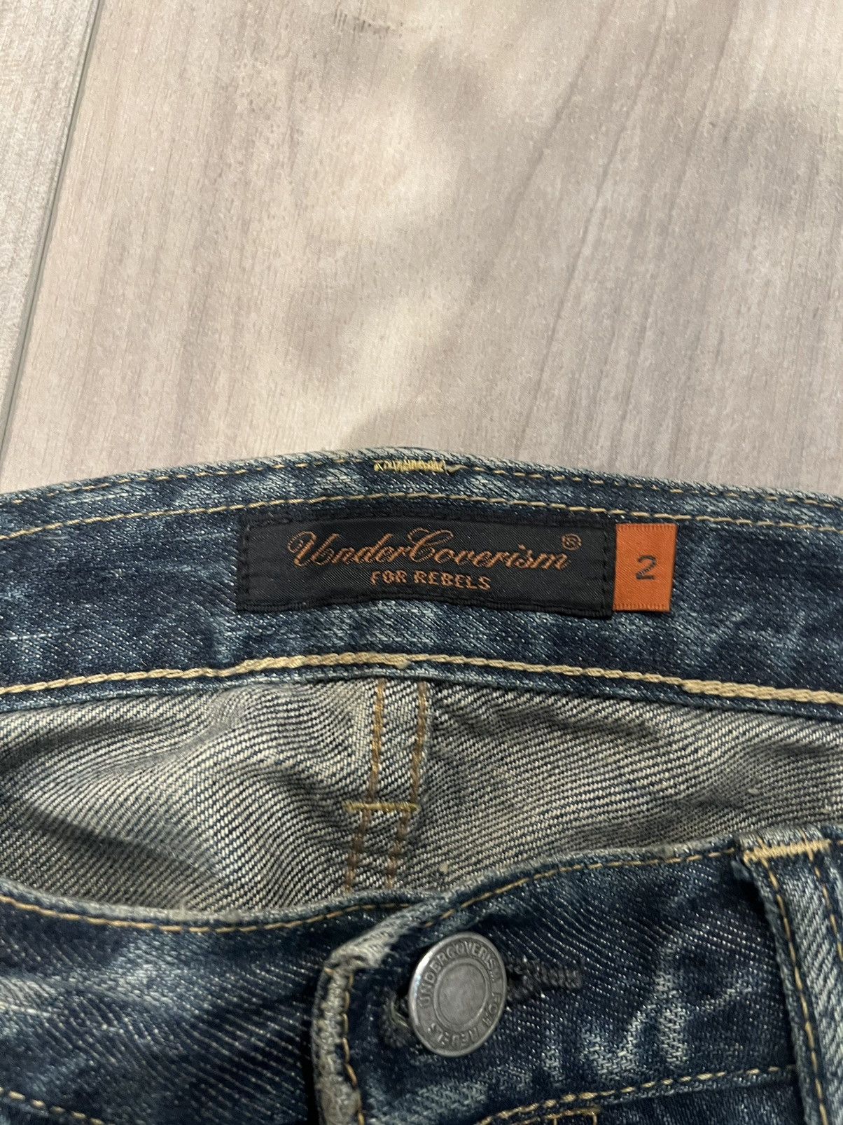 Jun Takahashi × Undercover UNDERCOVER CHAOS JEANS 07 | Grailed