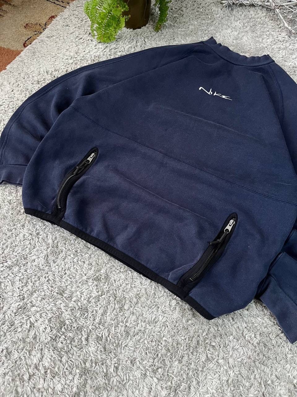 Nike × Vintage 0Os Nike Sweatshirt Vintage Streetwear Rare Logo Size US S / EU 44-46 / 1 - 2 Thumbnail