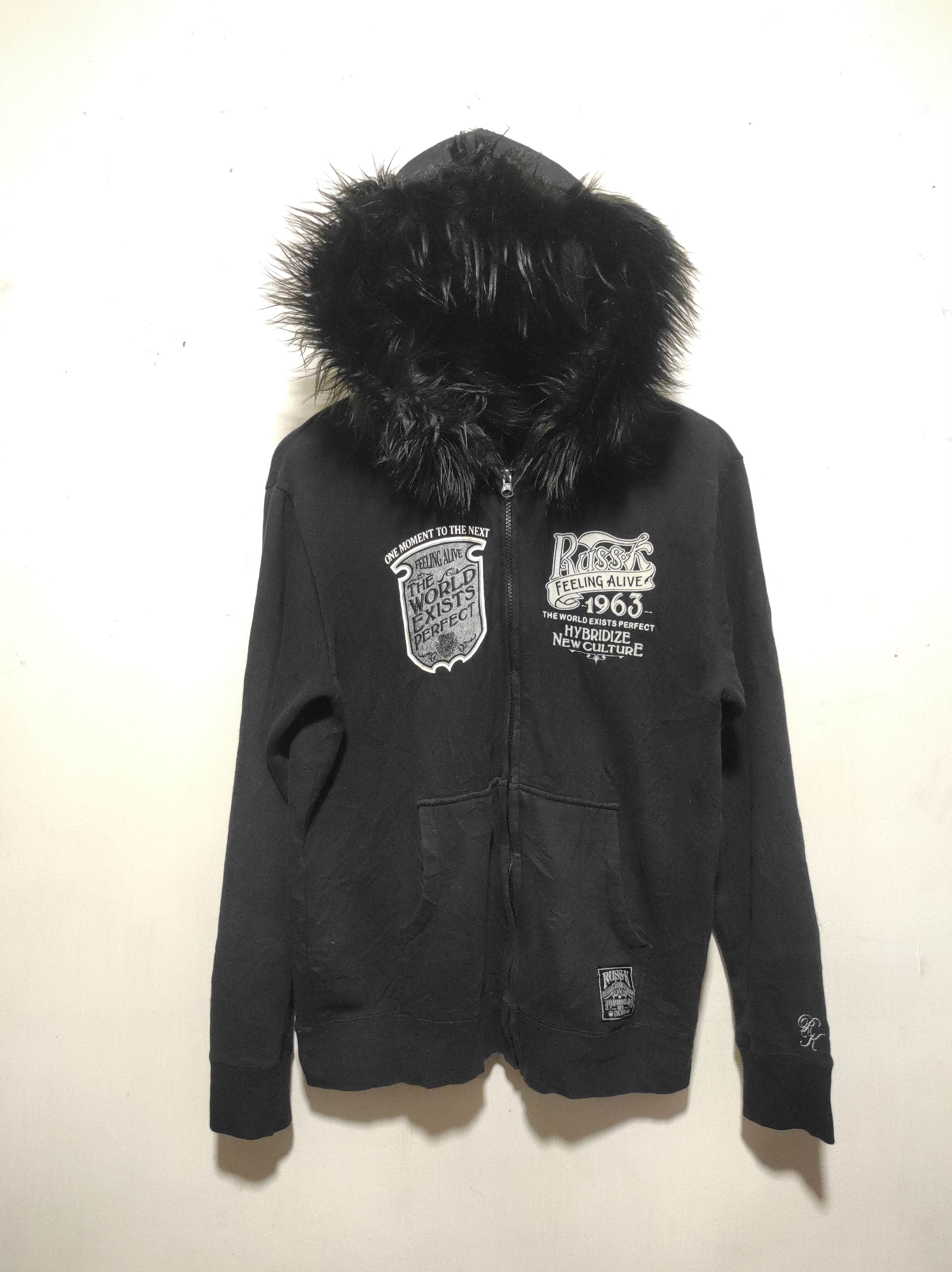Hysteric Glamour Russ-K Zipper Fur Hoodie if6was9 LGB style Size US M / EU 48-50 / 2 - 3 Thumbnail