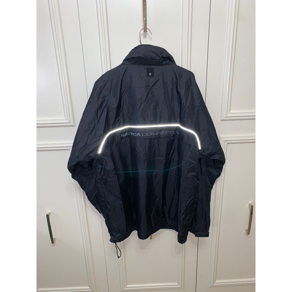 Nautica Nautica Competition Mens Black Windbreaker Jacket Size Large Size US L / EU 52-54 / 3 - 6 Thumbnail