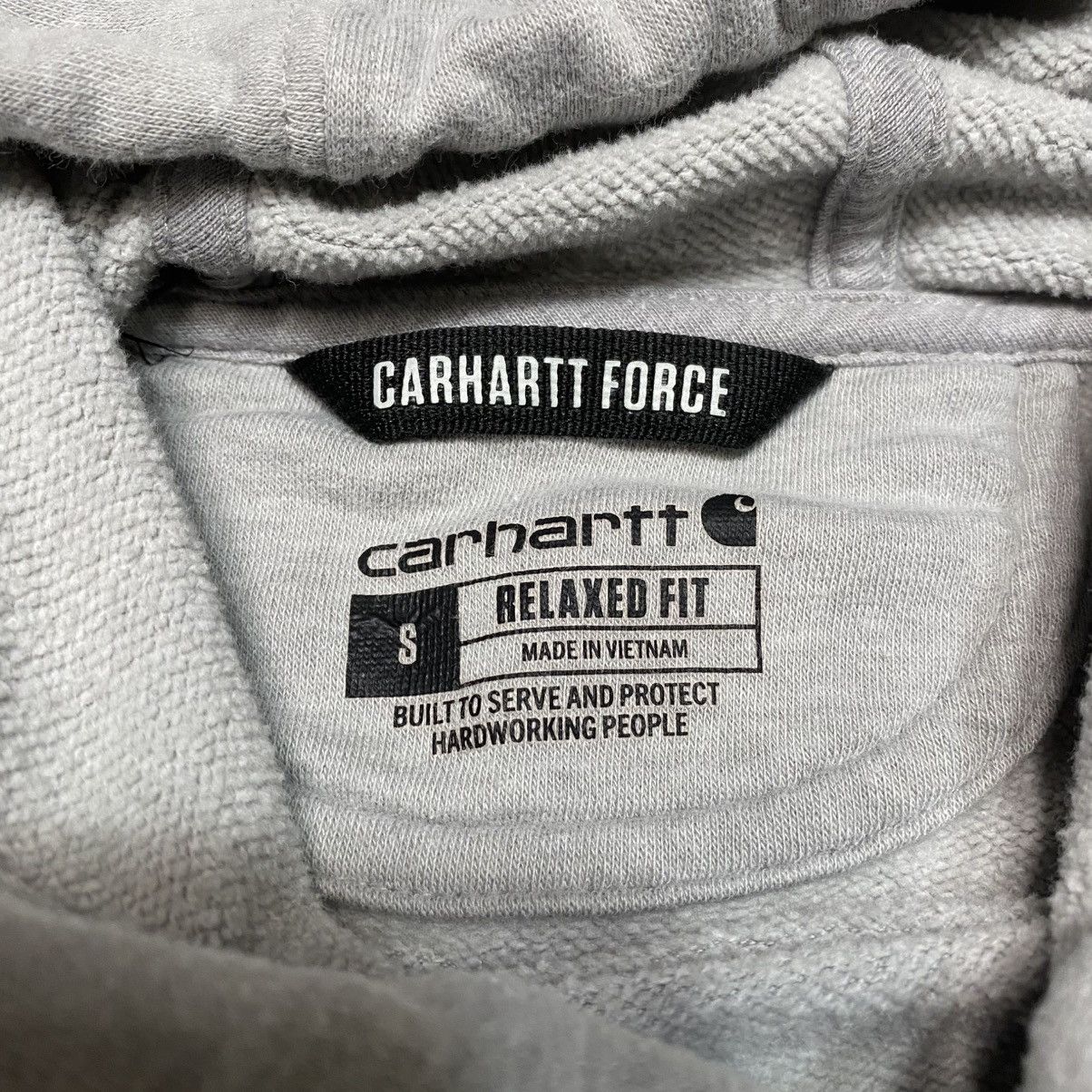 Other Y2K Carhartt Est 1889 Force Grey Hoodie Sweatshirt Size US S / EU 44-46 / 1 - 4 Thumbnail