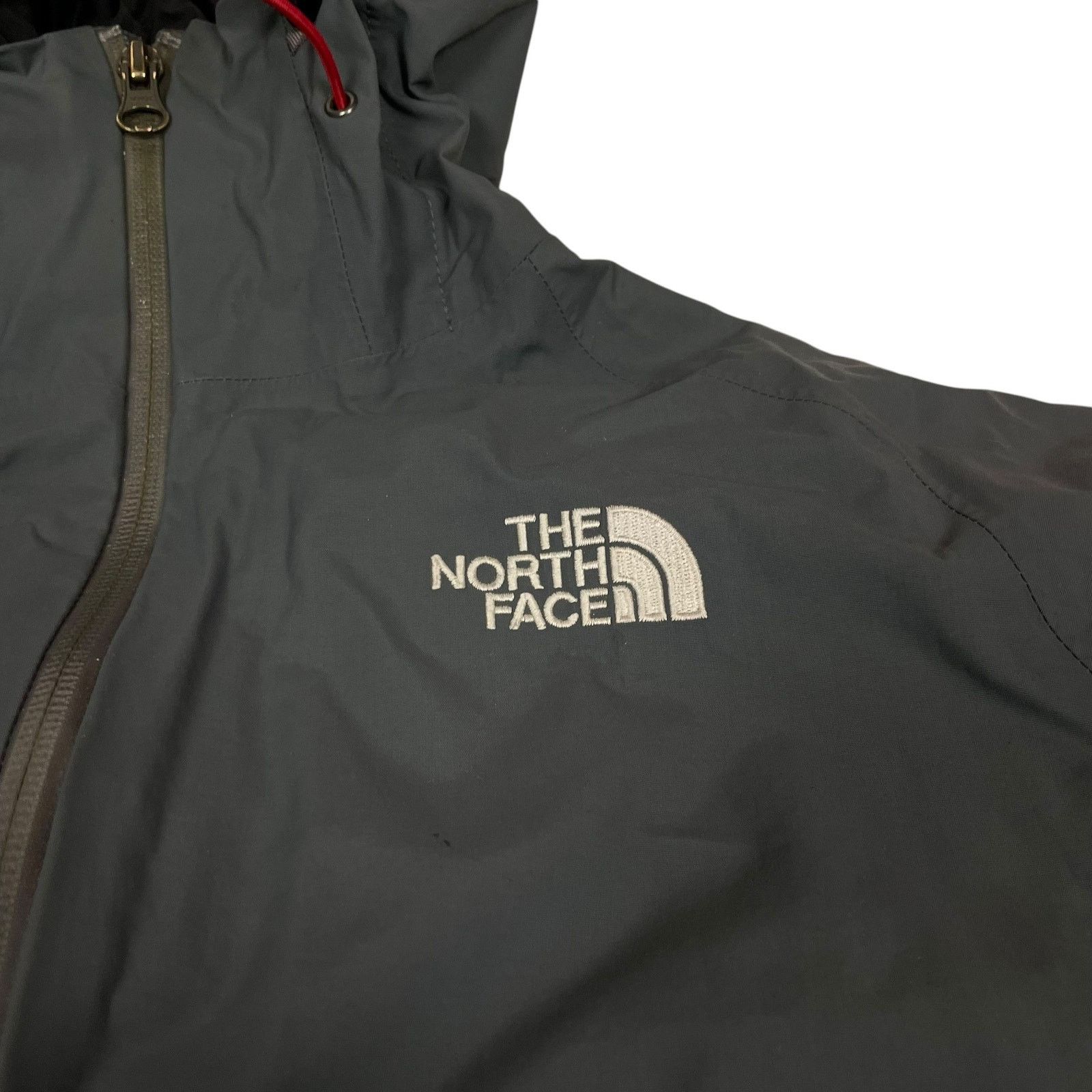 The North Face × Vintage The North Face Hyvent Mens Gray Hooded Full Zip Jacket Small Size US S / EU 44-46 / 1 - 4 Thumbnail