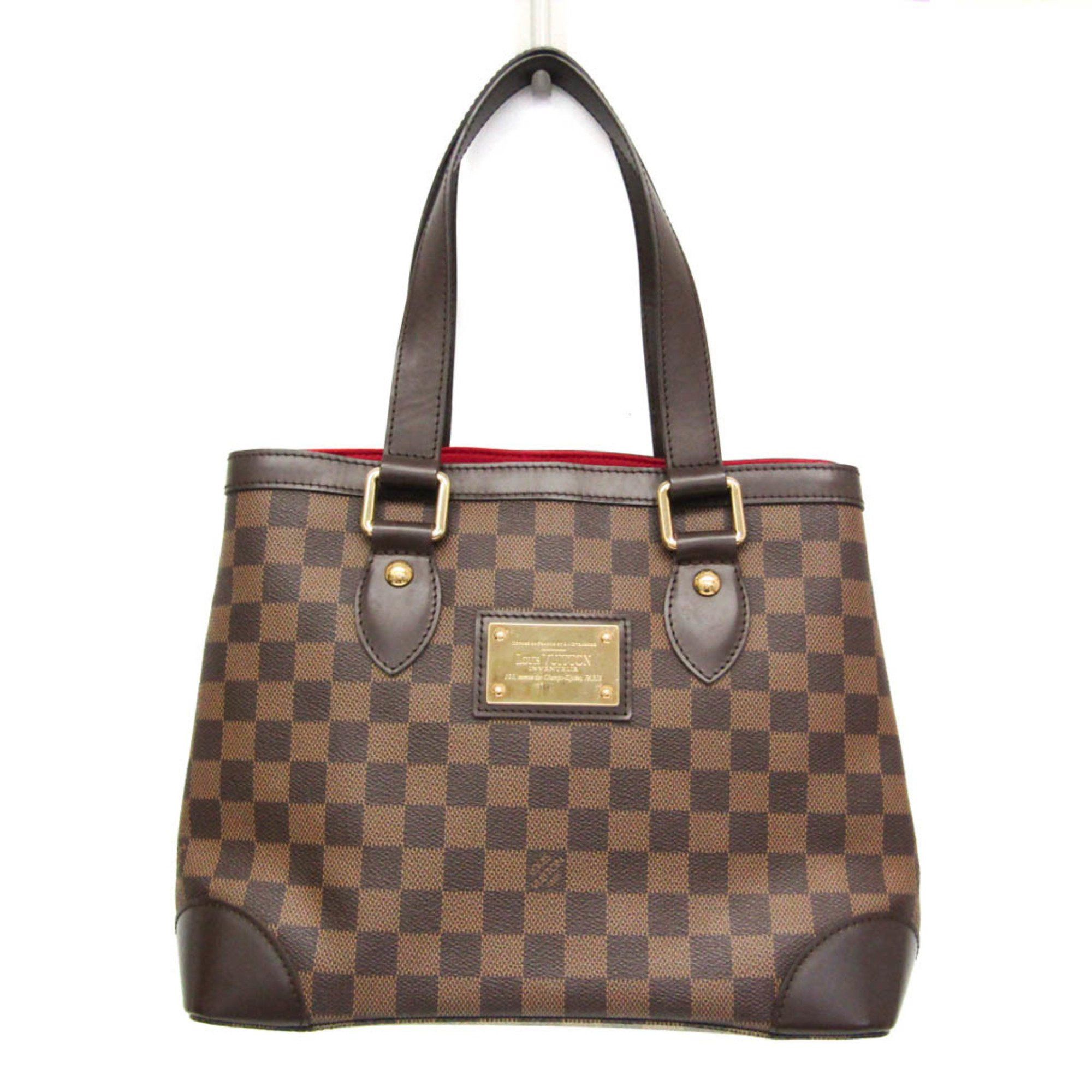 Louis Vuitton Damier Hampstead PM N51205 Women's Handbag BrownEbene
