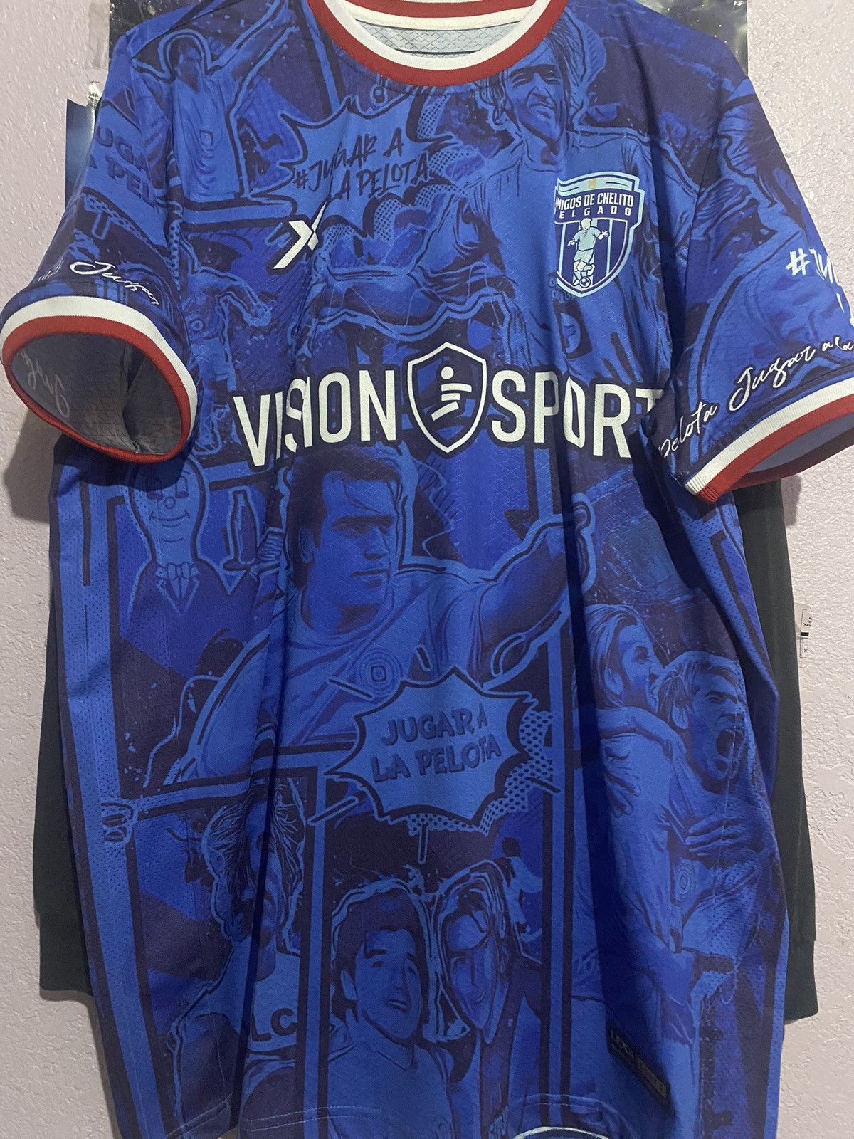 Vision Streetwear Cruz azul chelito jersey Size US M / EU 48-50 / 2 - 2 Thumbnail