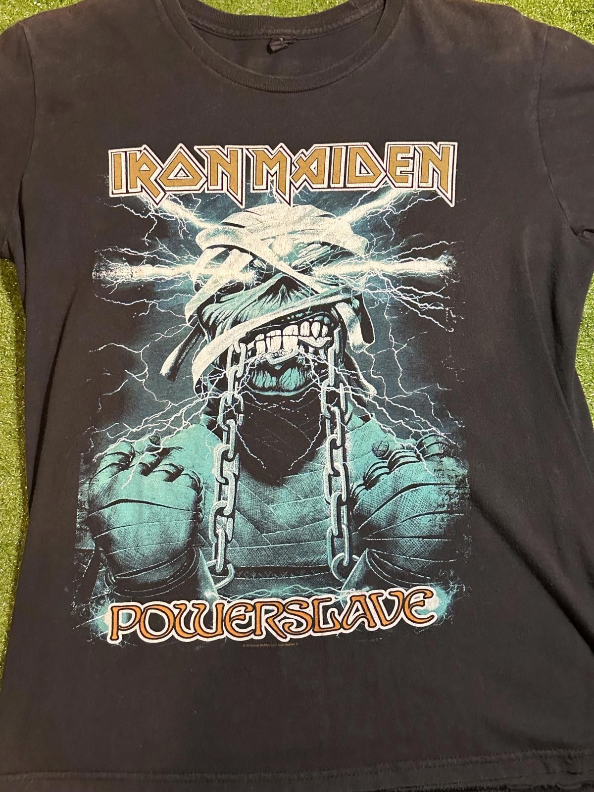 Iron Maiden Vintage Iron Maiden Powerslave Graphic Band T-Shirt Size S / US 4 / IT 40 - 2 Thumbnail
