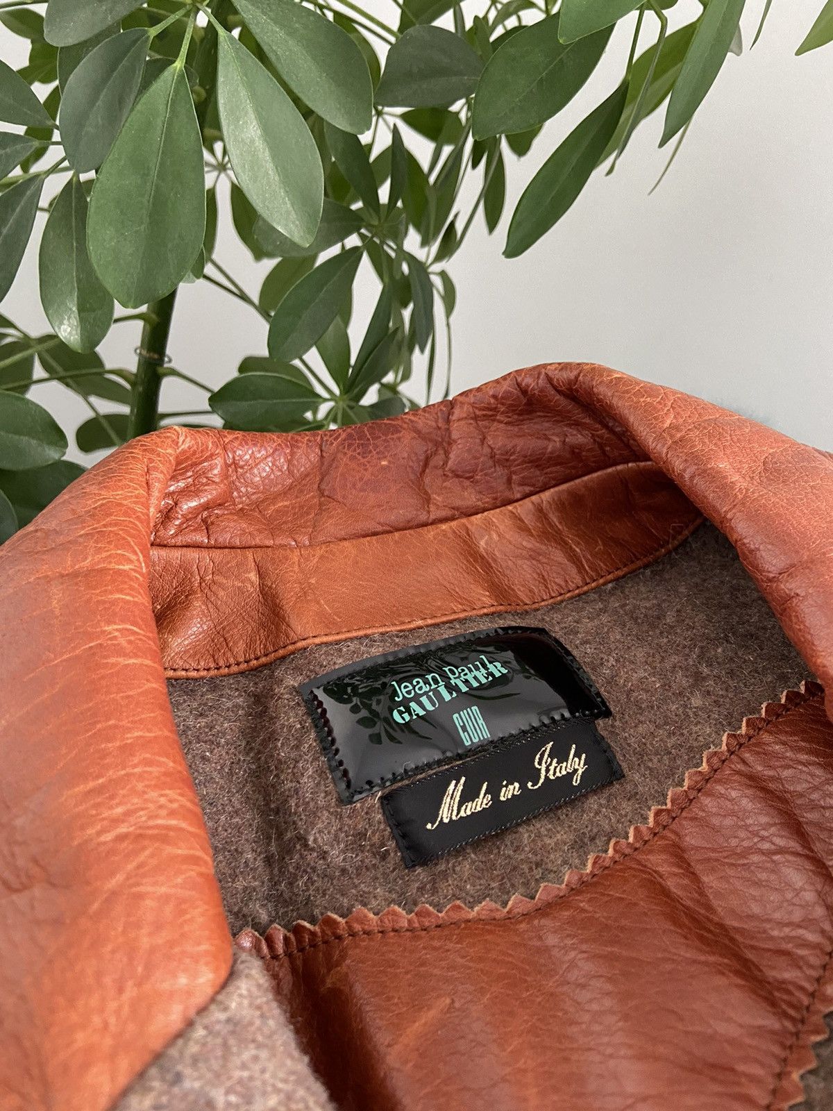 Jean Paul Gaultier × Vintage ULTRA RARE Jean paul gaultier 80s vintage leather jacket Size US L / EU 52-54 / 3 - 13 Thumbnail