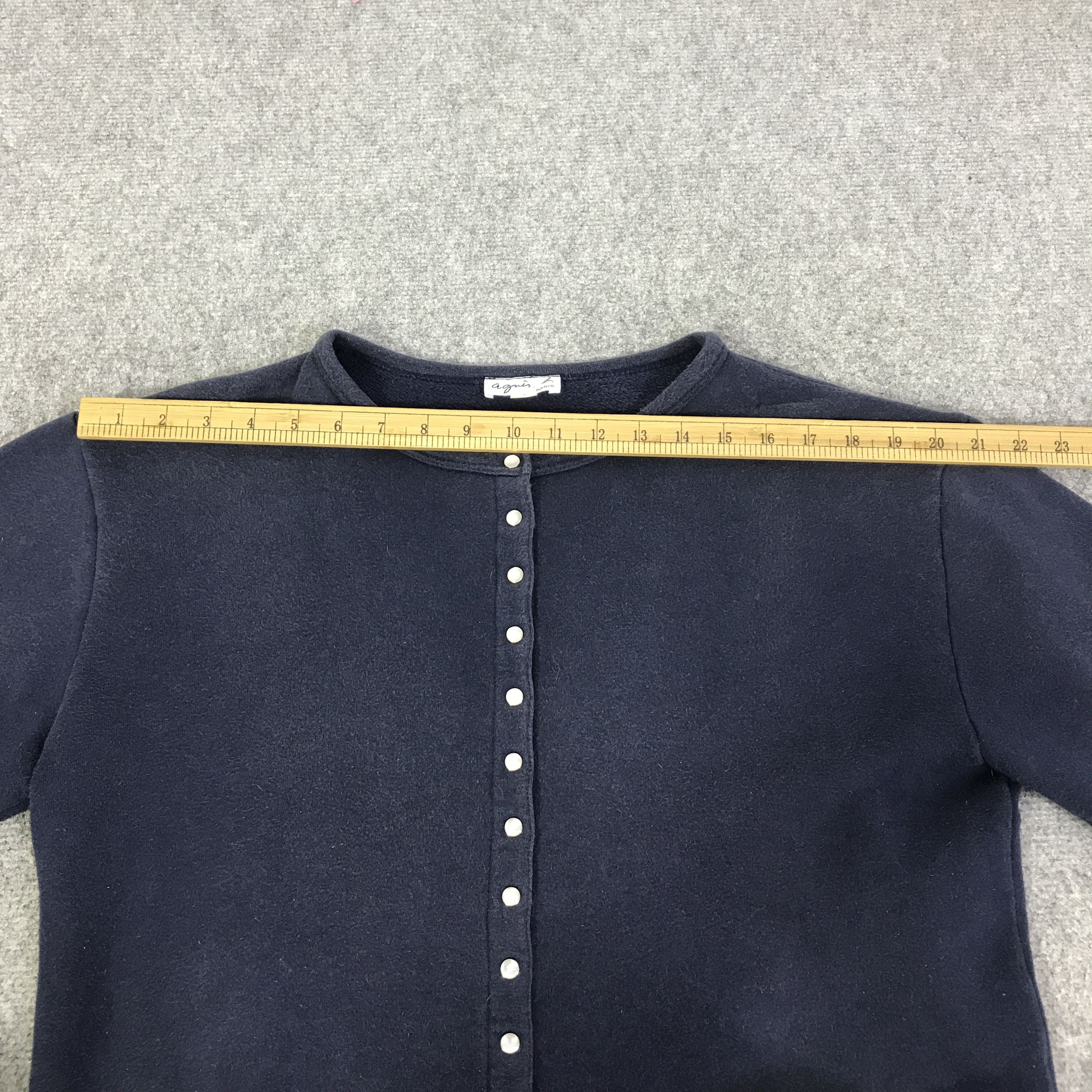 agnes b. agnes b nap button shirt navy jacket K106B3 Size US L / EU 52-54 / 3 - 5 Thumbnail
