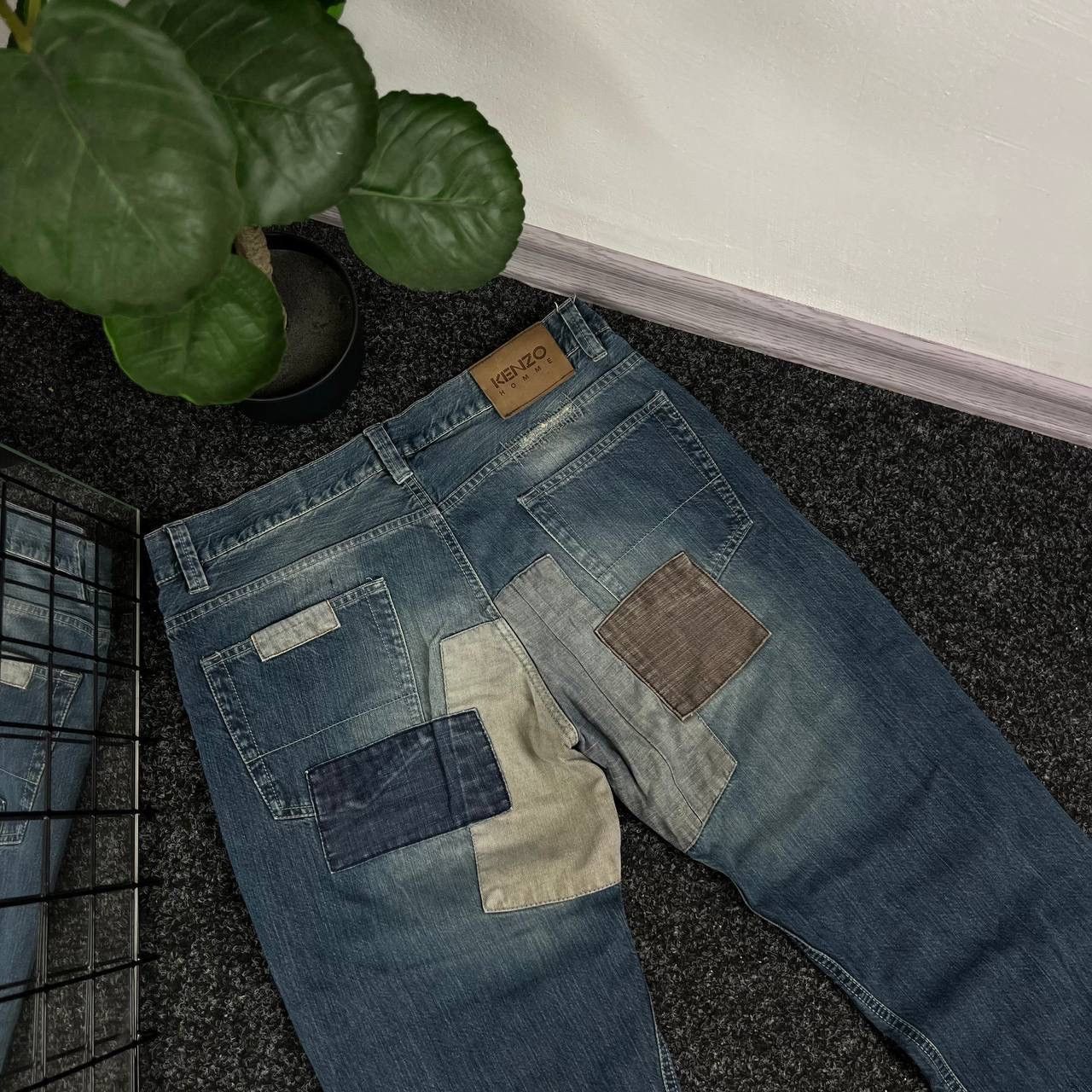 Kenzo Kenzo Rare Archive 90s Denim Pants Japanese Jeans Designer Size US 36 / EU 52 - 3 Thumbnail