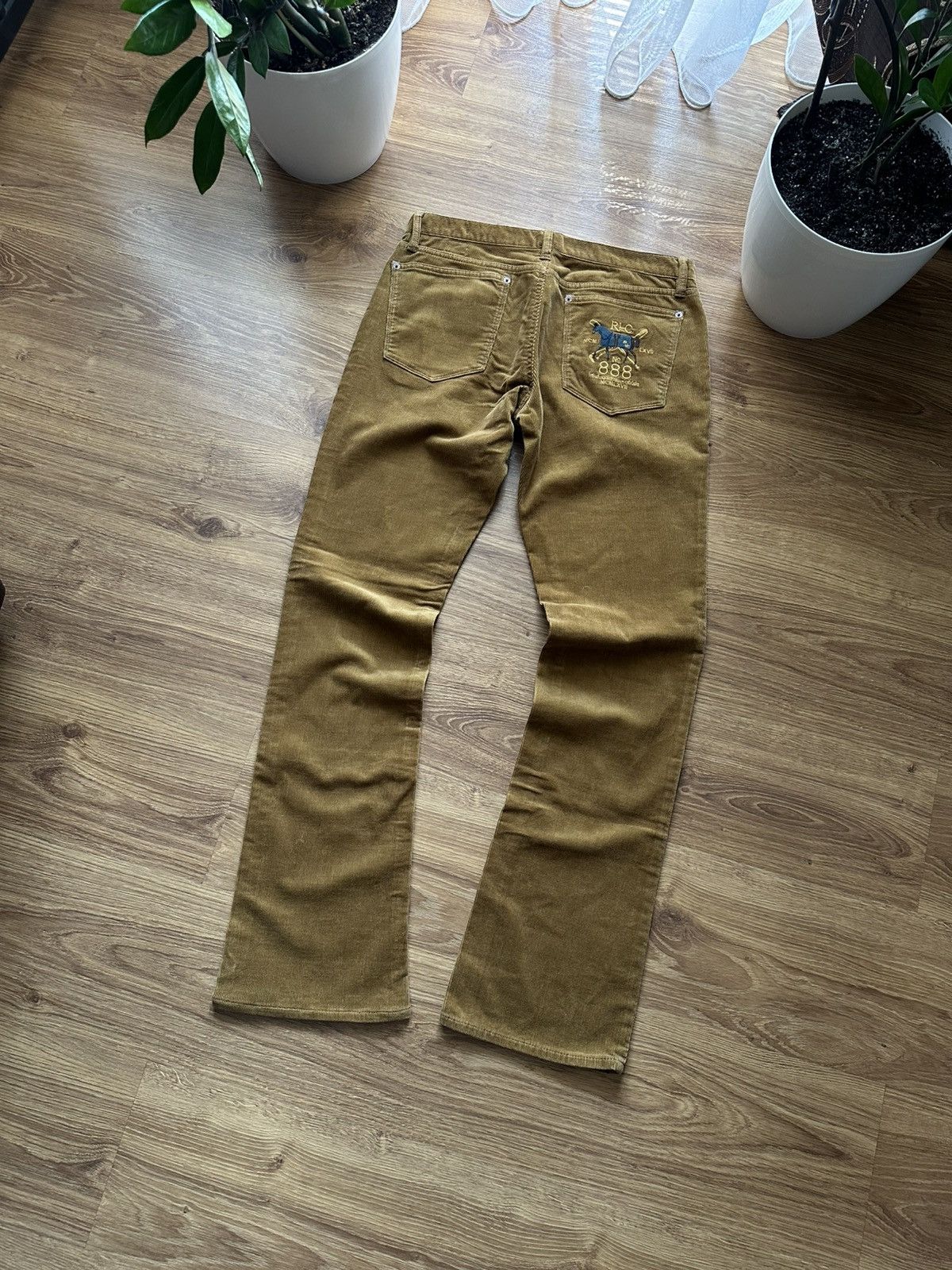 Polo Ralph Lauren × Vintage Vintage Polo Ralph Lauren velvet straight pants madison 888 Size US 31 - 2 Thumbnail