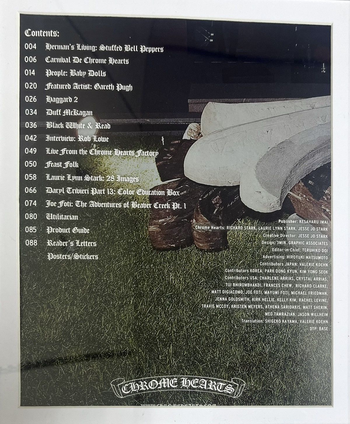 Chrome Hearts × Vintage Chrome Hearts 9x11 Framed poster Size ONE SIZE - 2 Thumbnail