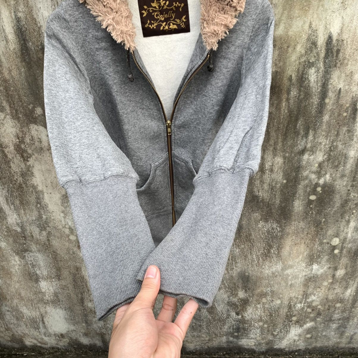Japanese Brand JAPANESE DOUBLE ZIP FUR HOODIE QOJELLY IFSIX LGB STYLE Size S / US 4 / IT 40 - 5 Thumbnail