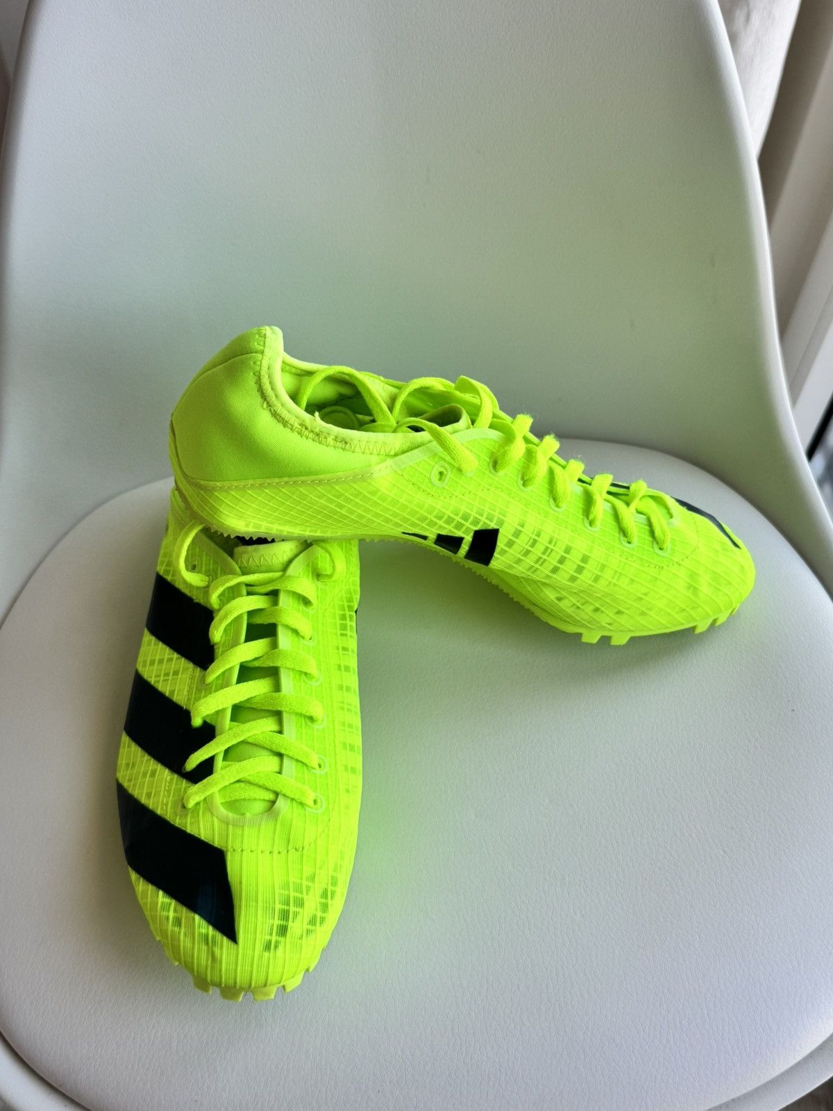 Adidas Adidas Sprintstar Track Spikes - Fluorescent Yellow - EU 38 Size US 5.5 / EU 38 - 1 Thumbnail