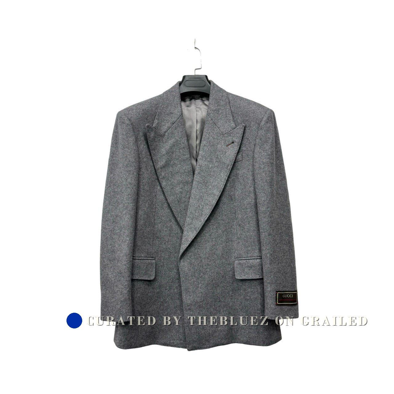 Gucci Gucci Wool Cuff Logo Blazer Size US S / EU 44-46 / 1 - 1 Thumbnail
