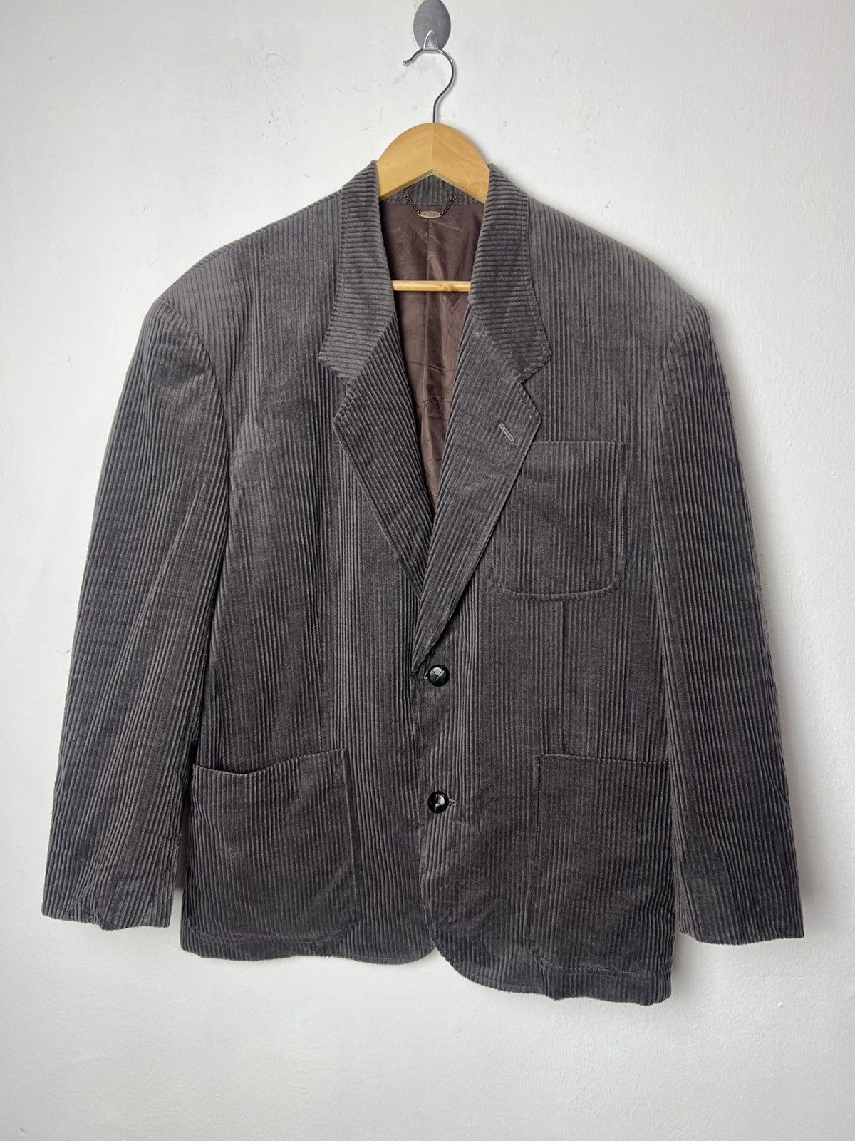 Valentino Valentino Garavani Vintage Corduroy Blazer Size US L / EU 52-54 / 3 - 1 Thumbnail