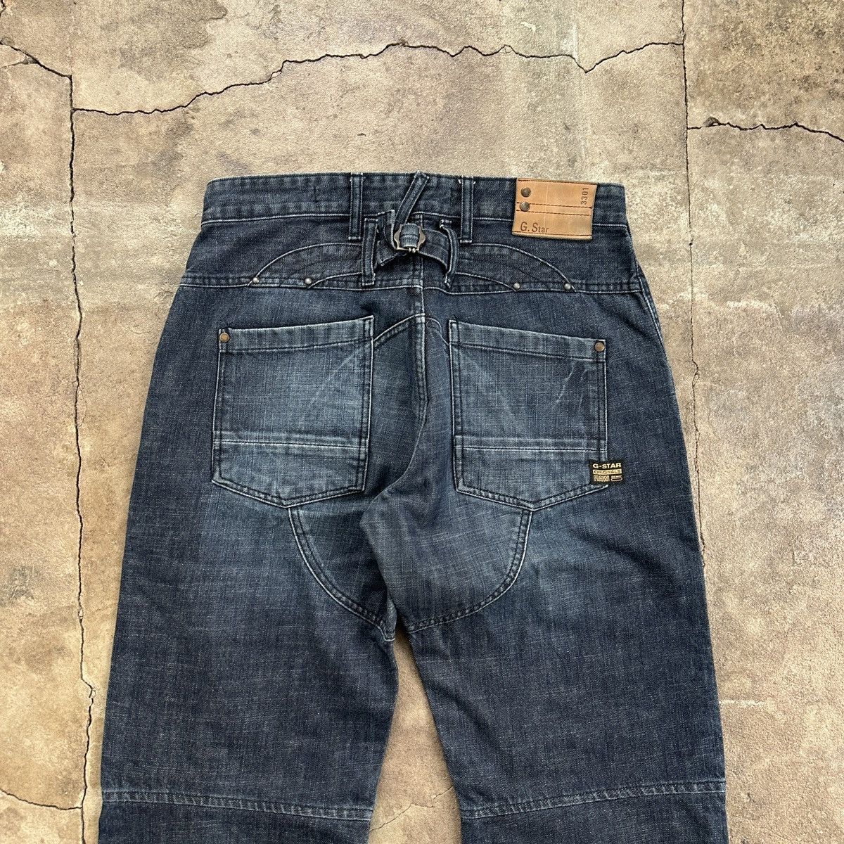 G-Star × Vintage Vintage G-Star Raw Dart RT Cargo Baggy Fit Knee Denim Size US 34 / EU 50 - 9 Thumbnail