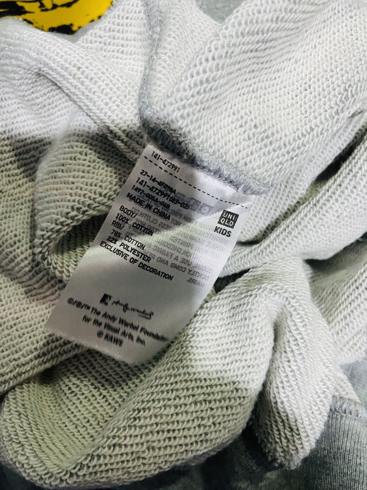 Andy Warhol × Kaws × Uniqlo Uniqlo x KAWS X Andy Warhol Crewneck Sweatshirt Large Size US M / EU 48-50 / 2 - 6 Thumbnail