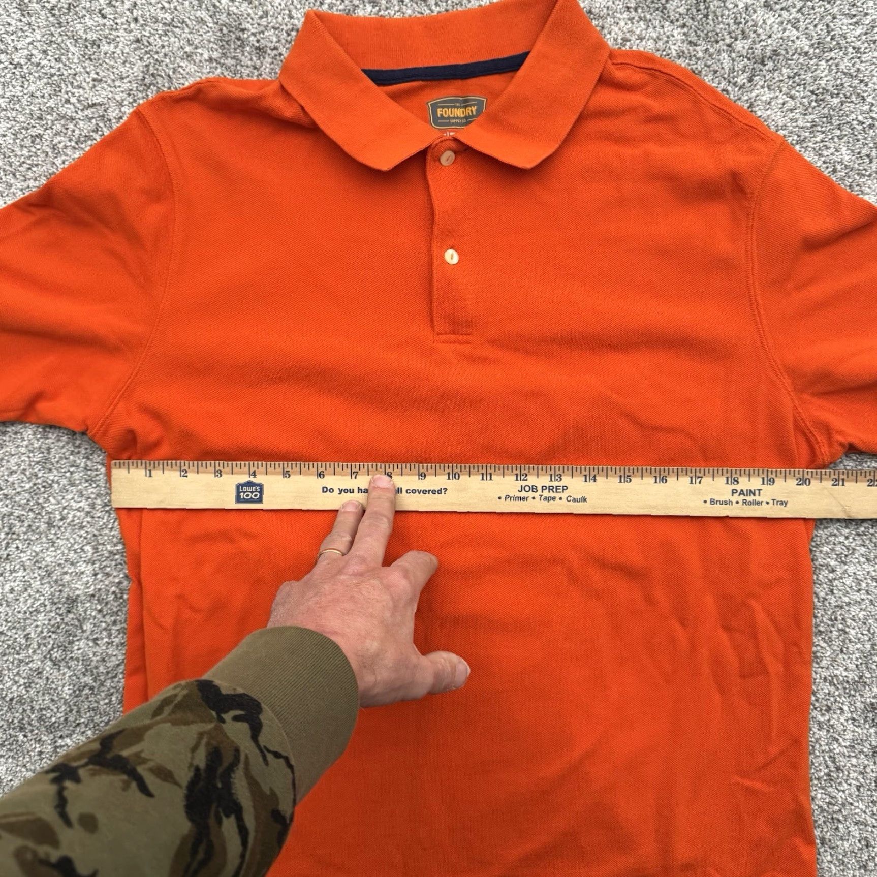 Vintage VINTAGE The Foundry Supply Co Polo Shirt Mens Large Tall Pique Knit Preppy Workwear Golf Size US L / EU 52-54 / 3 - 3 Thumbnail