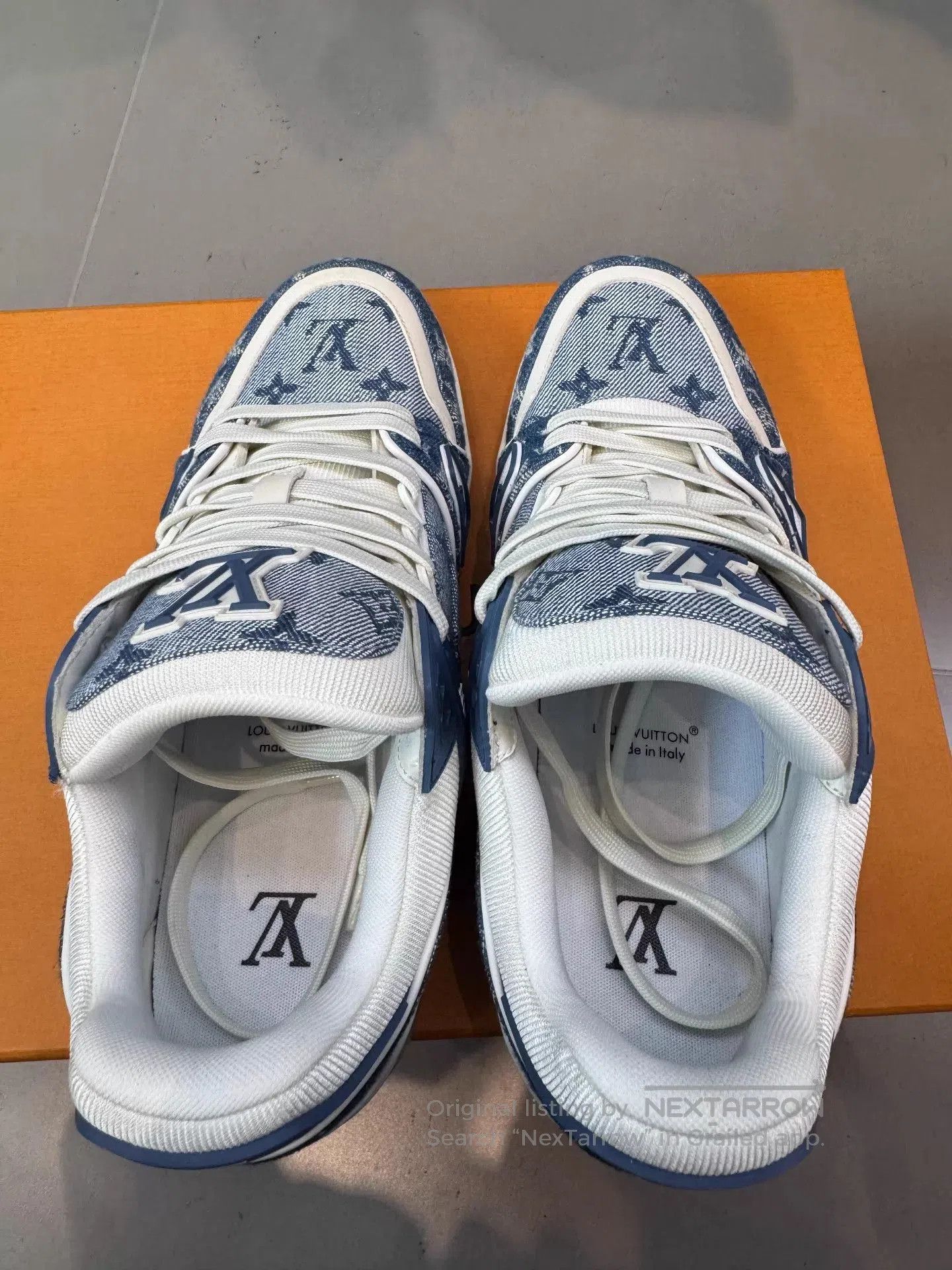 Louis Vuitton Blue Low. Size US 9 / EU 42 - 4 Thumbnail