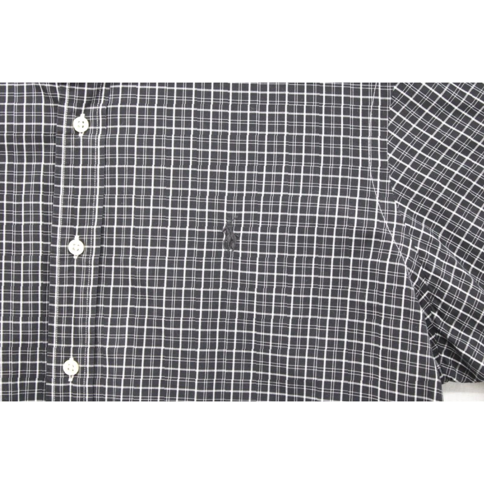 Ralph Lauren Ralph Lauren Shirt Men's Large Black Check Long Sleeve Button Down Black Pony Size US L / EU 52-54 / 3 - 2 Thumbnail