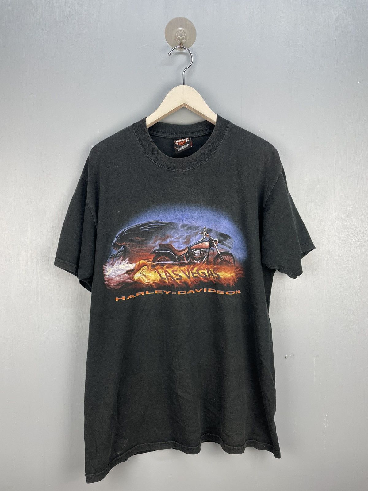 Harley Davidson Vintage Y2K Harley Davidson Las Vegas t shirt Size US L / EU 52-54 / 3 - 1 Thumbnail