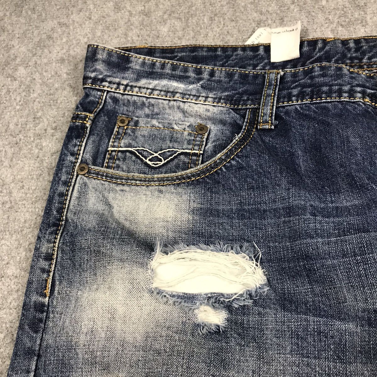 Japanese Brand × Replay RAPLAY DISTRESSED FADED DENIM PANTS Size US 36 / EU 52 - 7 Thumbnail