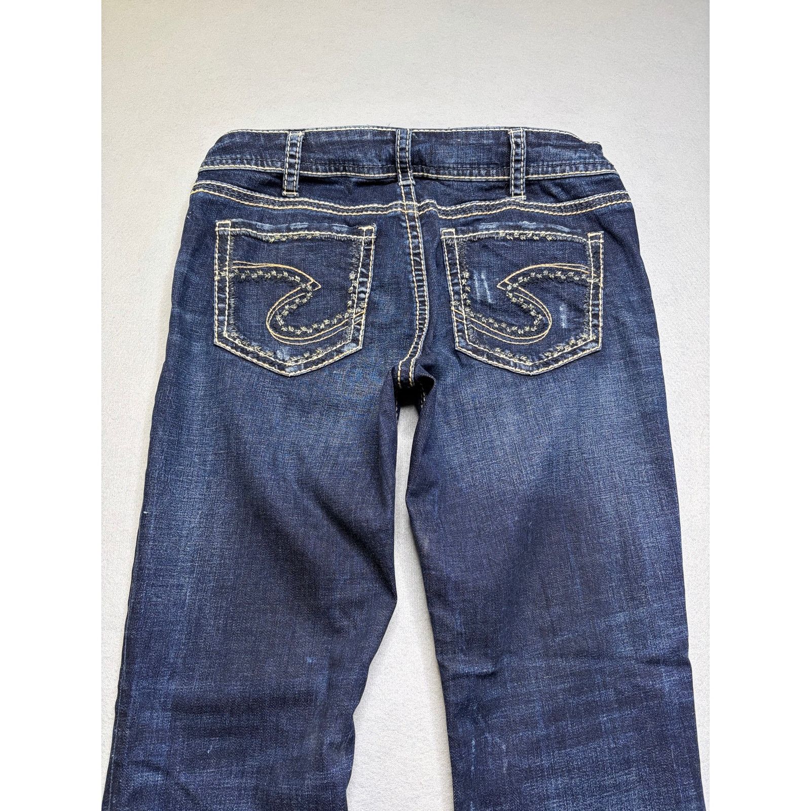 Silver Jeans Co. Silver Jeans Suki Straight Womens 30x30 Dark Bootcut Jeans Size 30" / US 8 / IT 44 - 11 Thumbnail