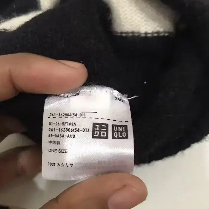 Japanese Brand × Uniqlo Japanese Brand Uniqlo Stripe Jail Beanie Hat Size ONE SIZE - 4 Thumbnail