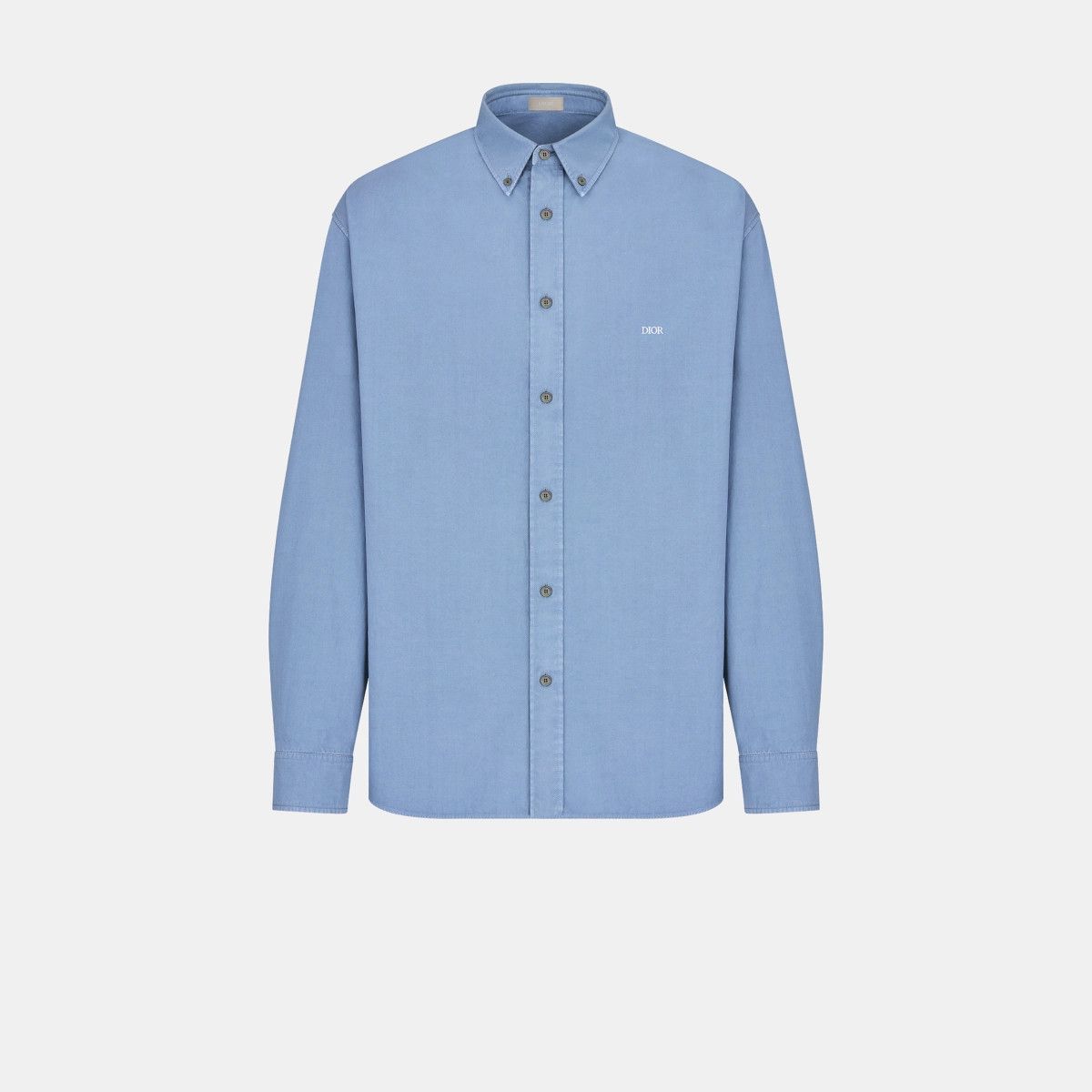 Dior o1w1db11024 Shirt in Blue Size US M / EU 48-50 / 2 - 1 Thumbnail