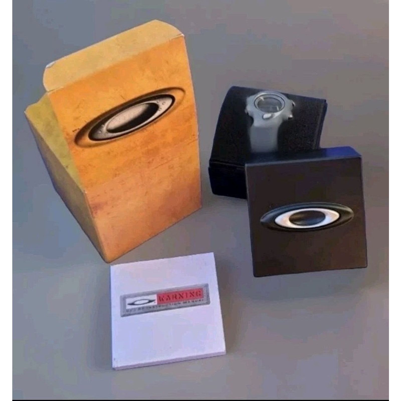 Oakley NEW Oakley Y2K Vintage D2 3 Sport Glo Watch Digital Gel Band Size 36 - 2 Thumbnail