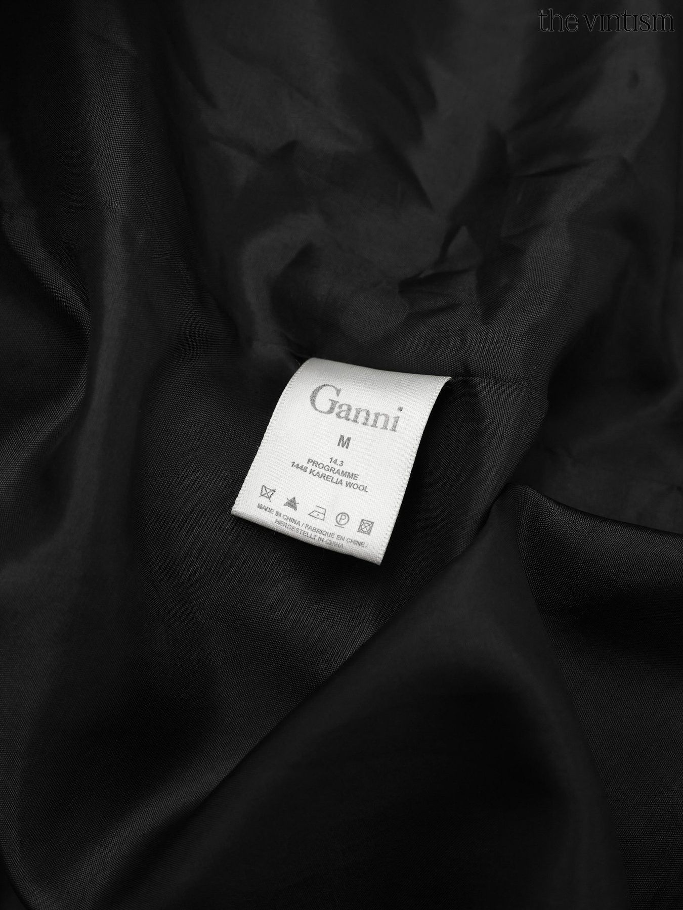 Ganni Ganni Grey Check Wool & Mohair Coat Scandi Oversized M/L Size M / US 6-8 / IT 42-44 - 11 Thumbnail