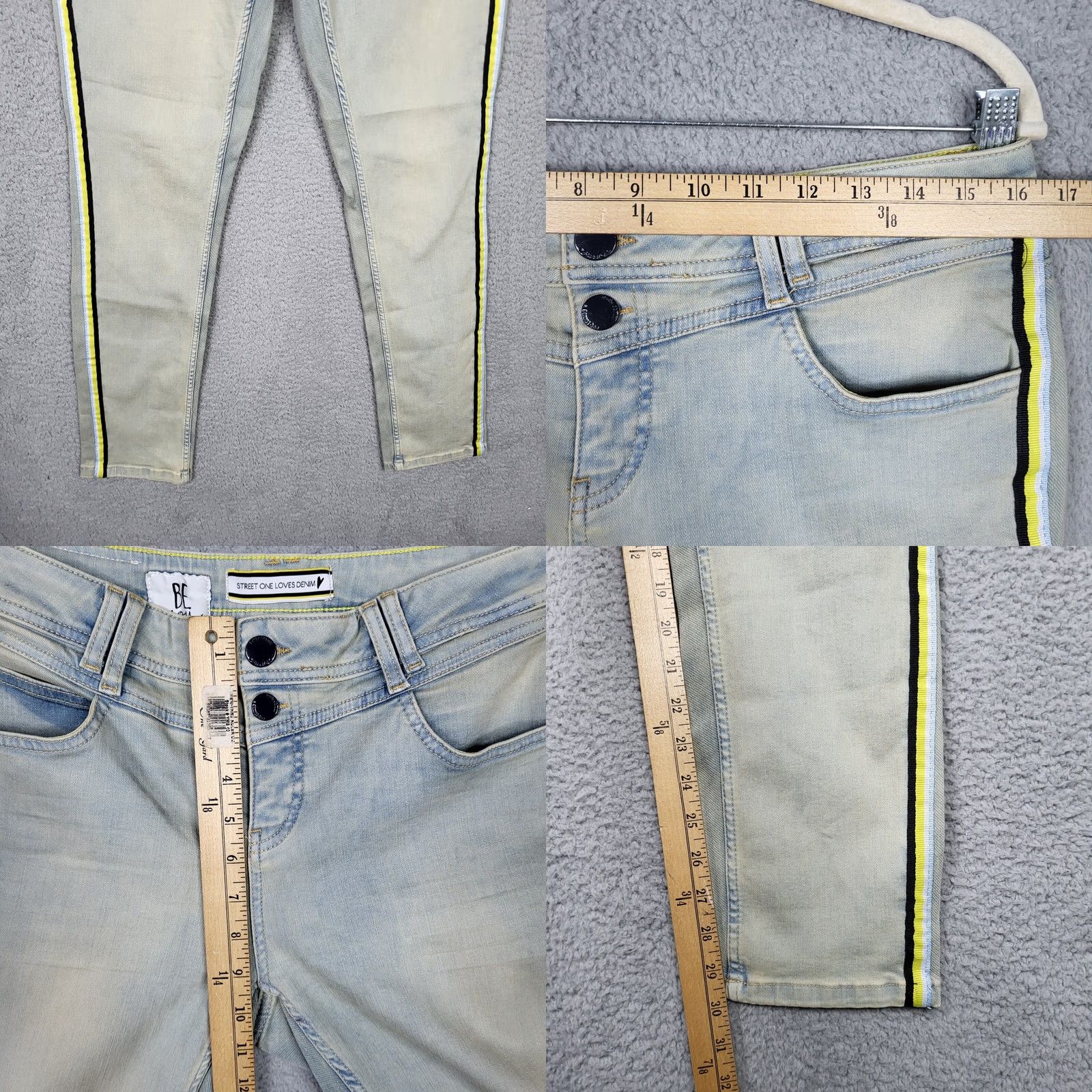Vintage Be you in Street One CRISSI Loves Denim Women's Light blue jeans Sz 31 Size 24" / US 00 / IT 34 - 9 Thumbnail