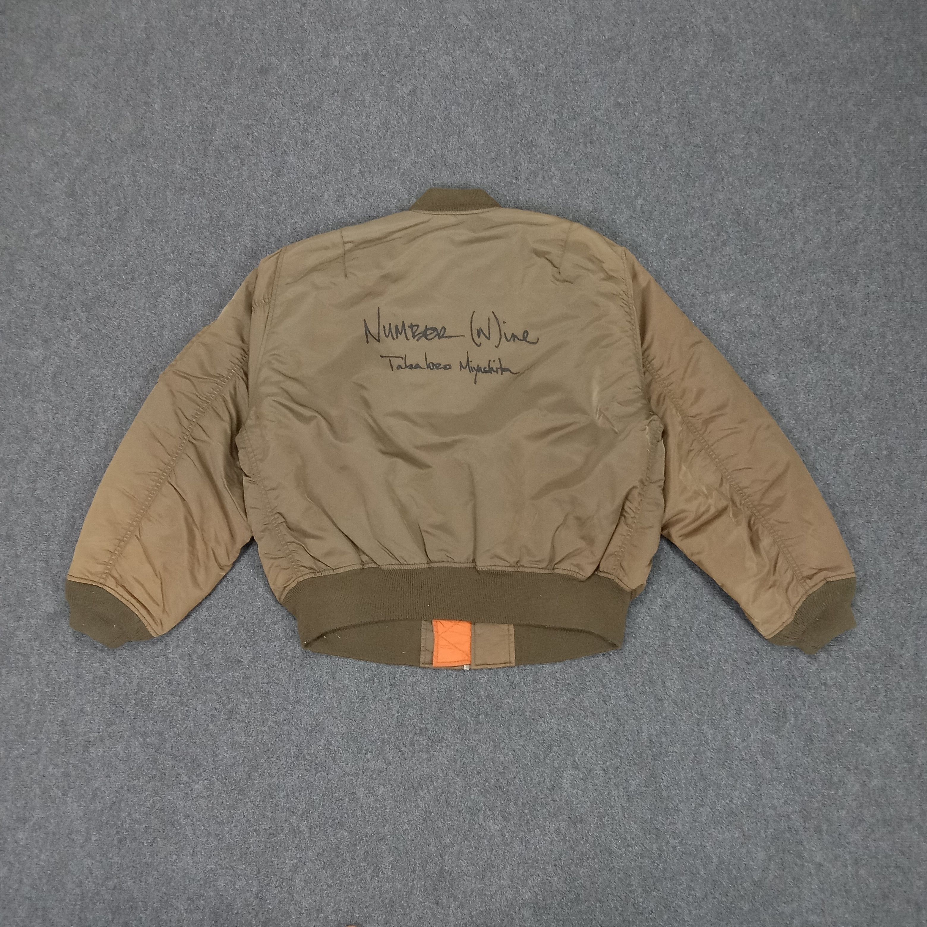 Japanese Brand Number (N)ine Japanese Brand Bombers Custom Jacket Size US XL / EU 56 / 4 - 1 Thumbnail