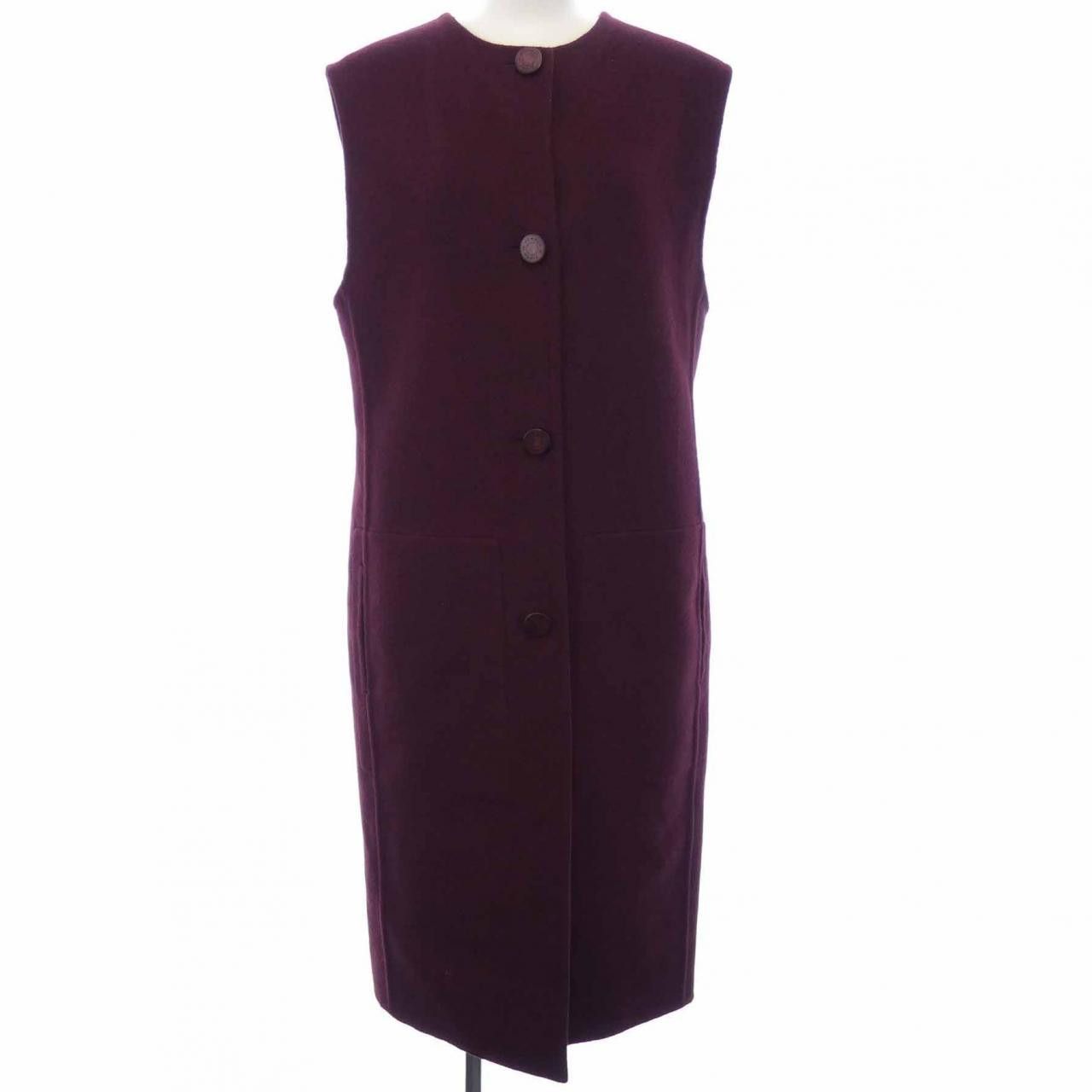 Hermes Hermes Hermès Long Vest 100% Baby Cashmere Long Vest Textile Tops DUTY FREE for USA Size ONE SIZE - 1 Thumbnail