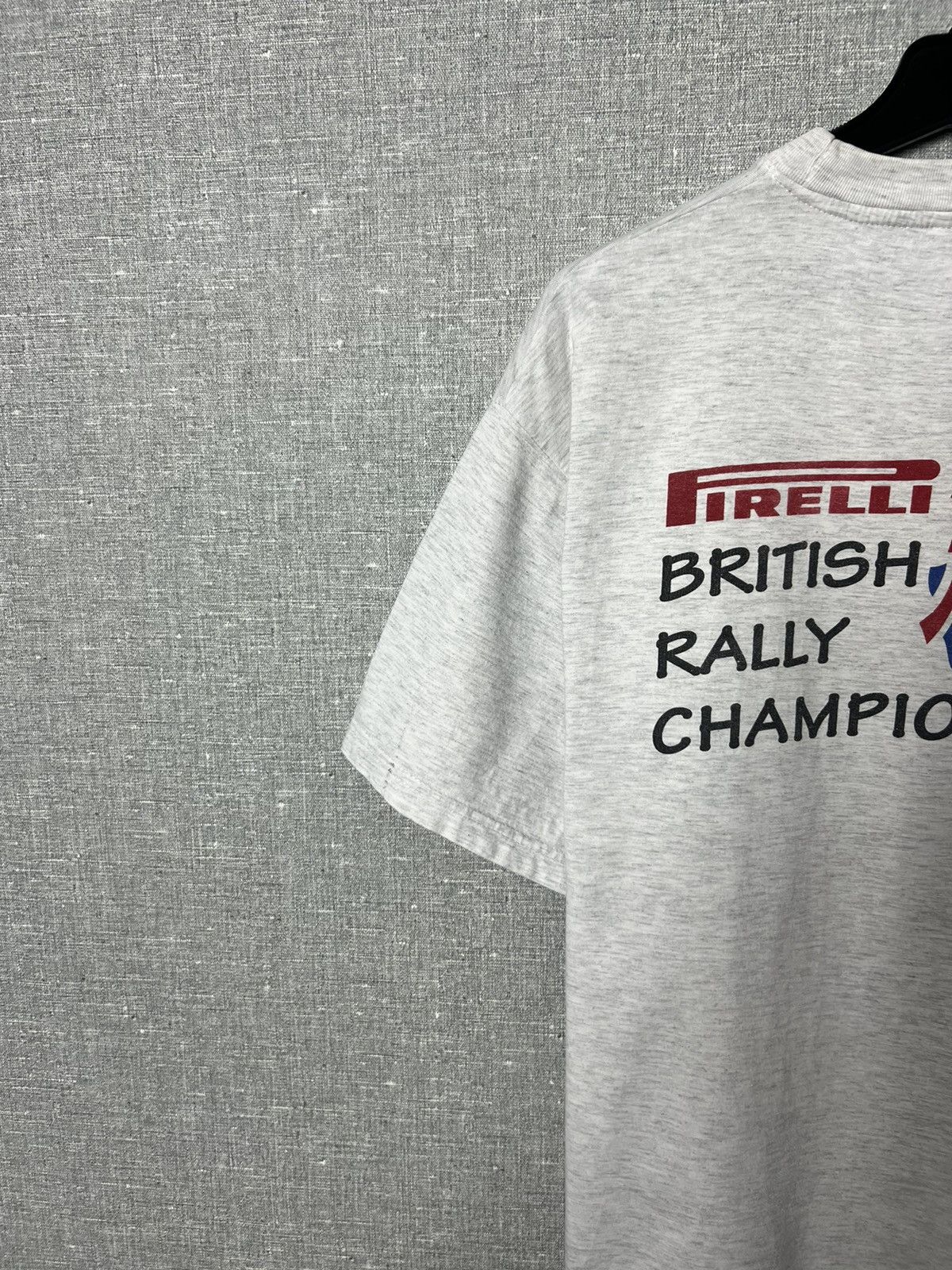 Pirelli Vintage 90s Pirelli British Rally Championship MSA Tee Size US L / EU 52-54 / 3 - 6 Thumbnail