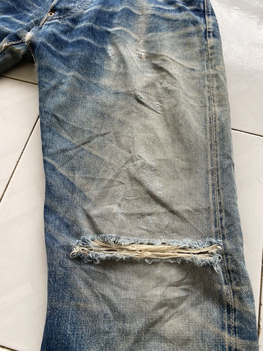 Evisu Vintage Evisu Thrashed Denim Size US 28 / EU 44 - 10 Thumbnail
